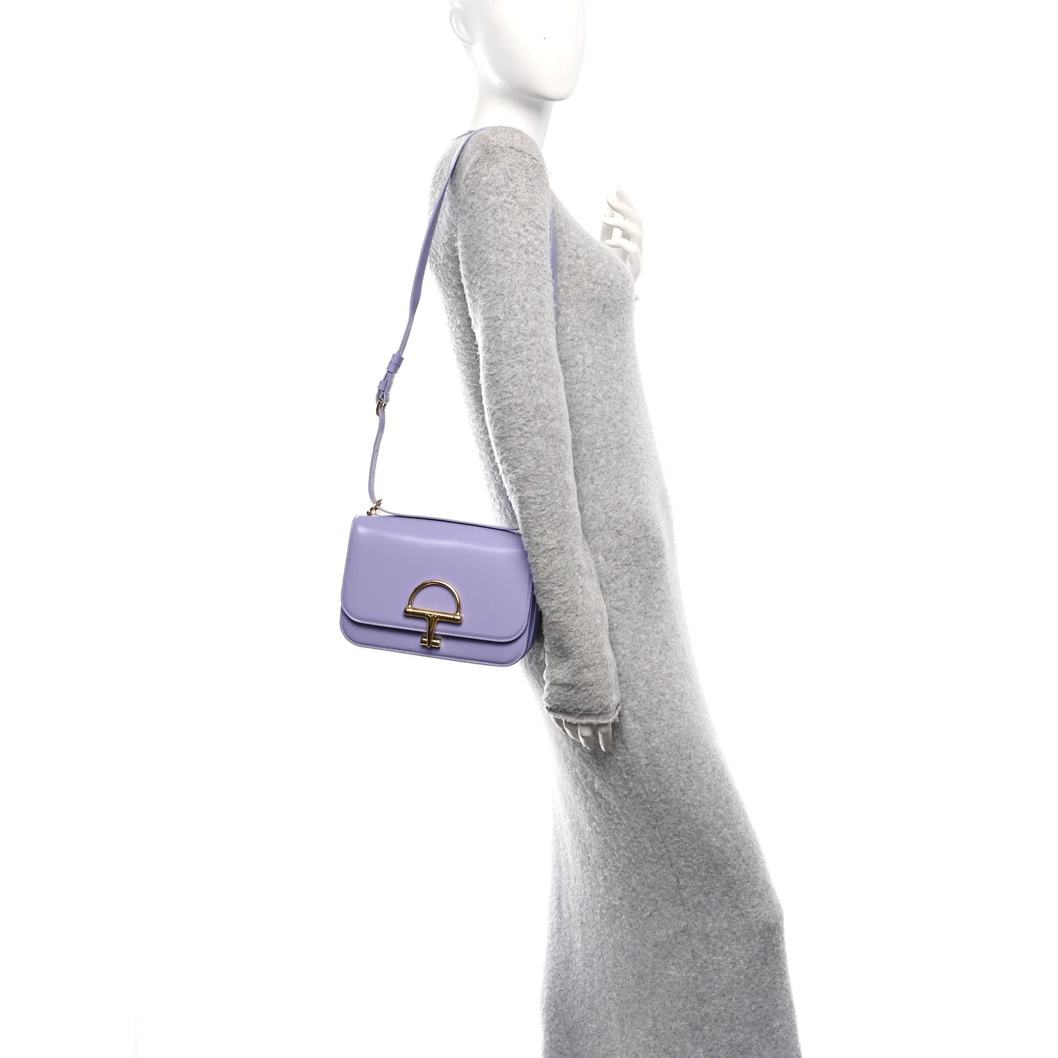 Patent Siena Small Shoulder Bag Lapis - Image 2