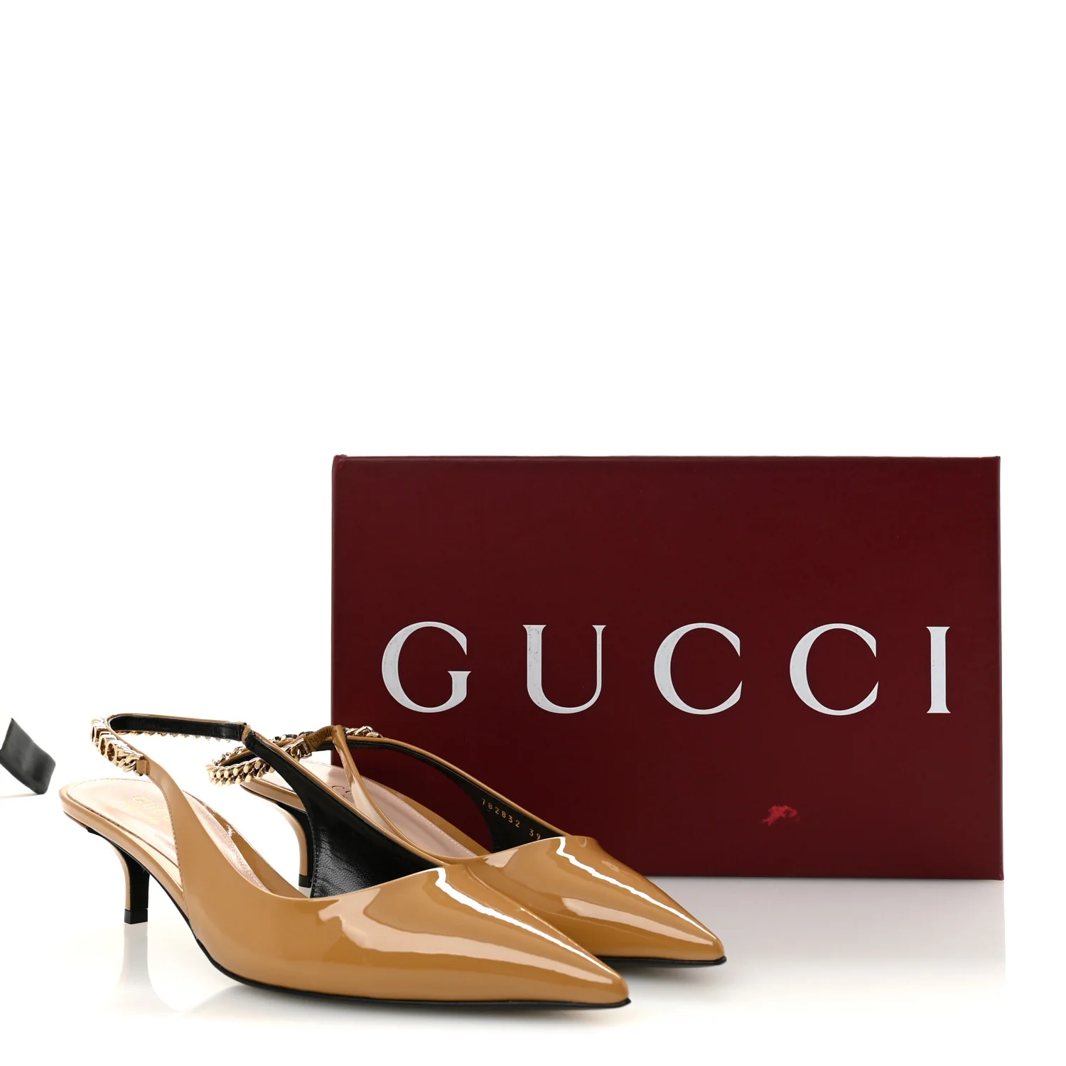 Patent Signoria 35mm Slingback Pumps 39 Sand - Image 10