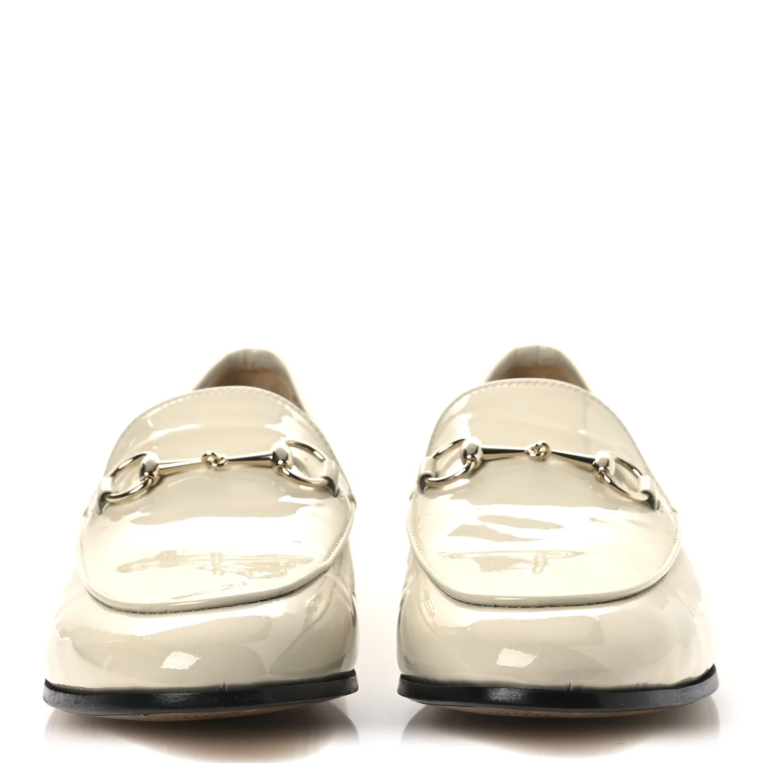 Patent Womens Jordaan Loafers 39.5 New Ivory - Image 3