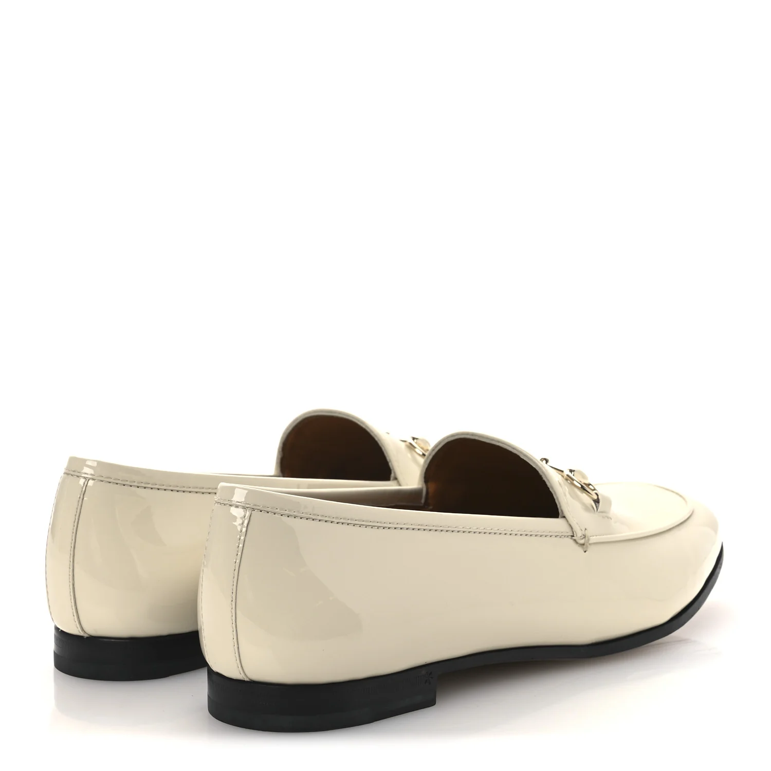 Patent Womens Jordaan Loafers 39.5 New Ivory - Image 5