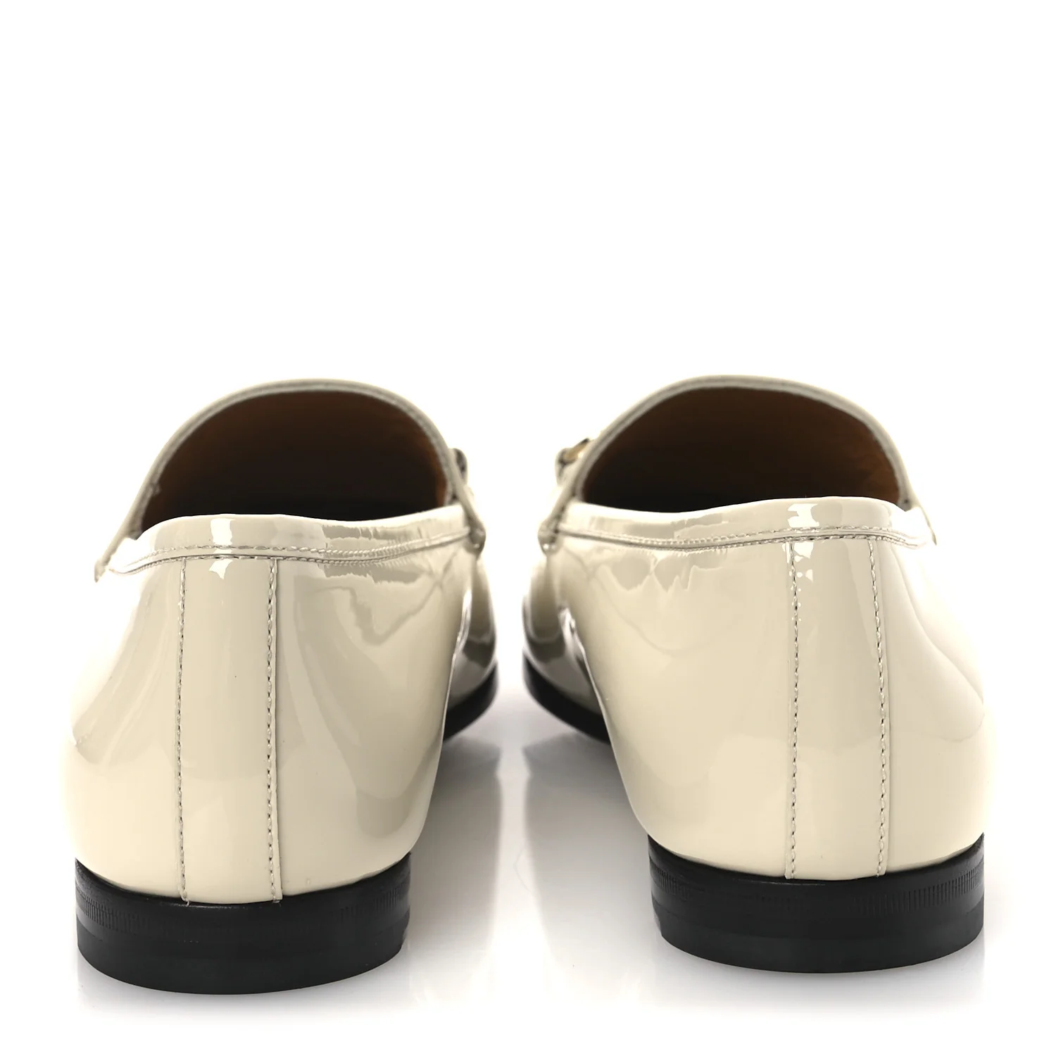 Patent Womens Jordaan Loafers 39.5 New Ivory - Image 6