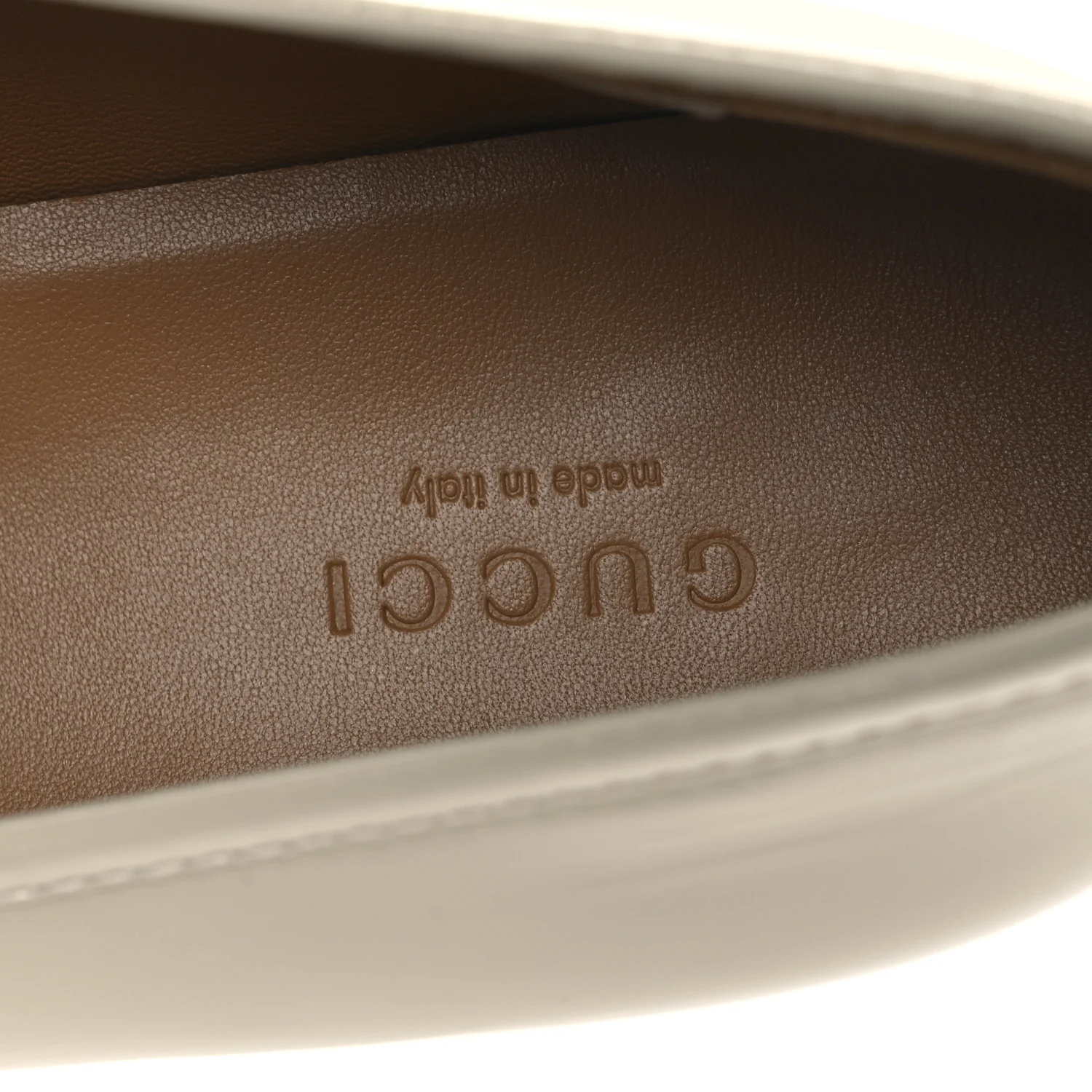 Patent Womens Jordaan Loafers 39.5 New Ivory - Image 9