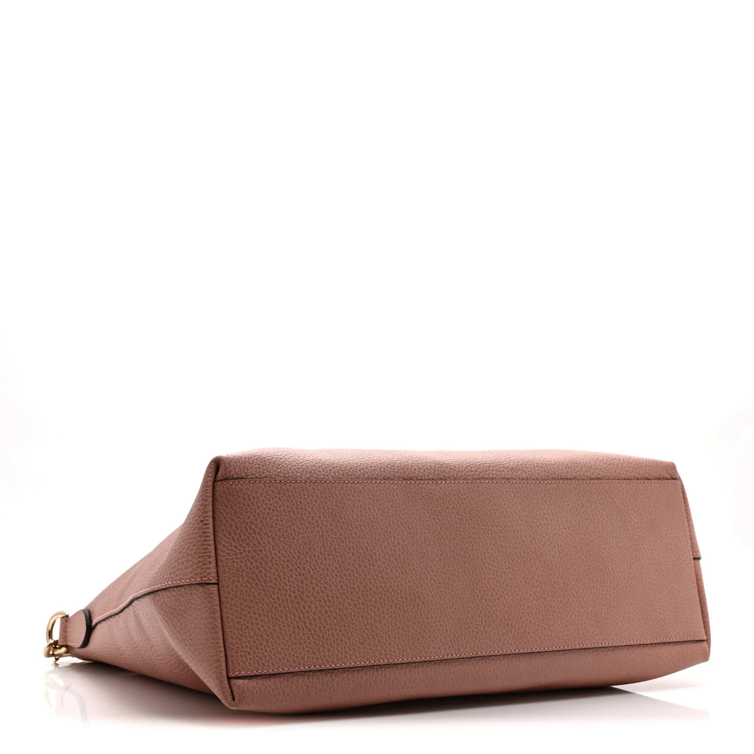 Pebbled Calfskin Convertible Bamboo Tassel Tote Soft Pink - Image 4
