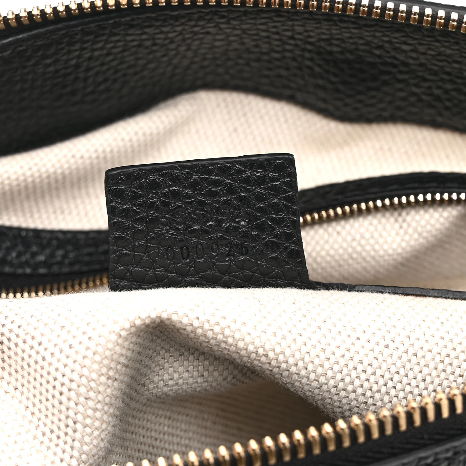Pebbled Calfskin Large Soho Hobo Black - Image 7