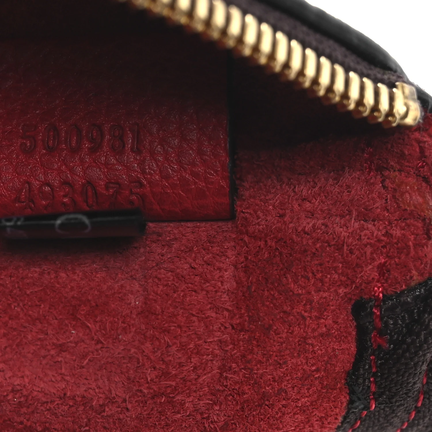 Pebbled Calfskin Medium Logo Portfolio Clutch Hibiscus Red - Image 7