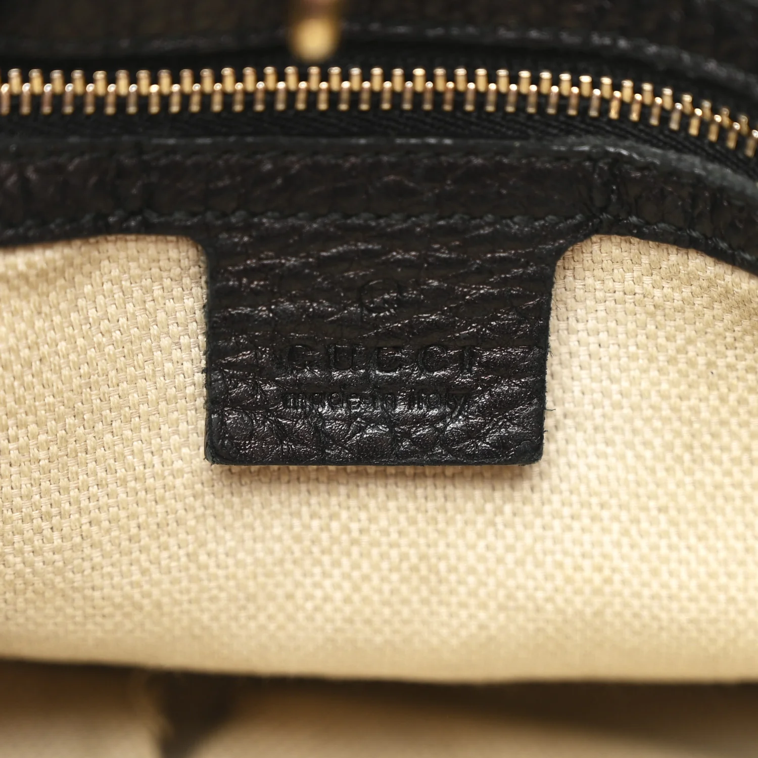 Pebbled Calfskin Medium Soho Chain Shoulder Bag Black - Image 6