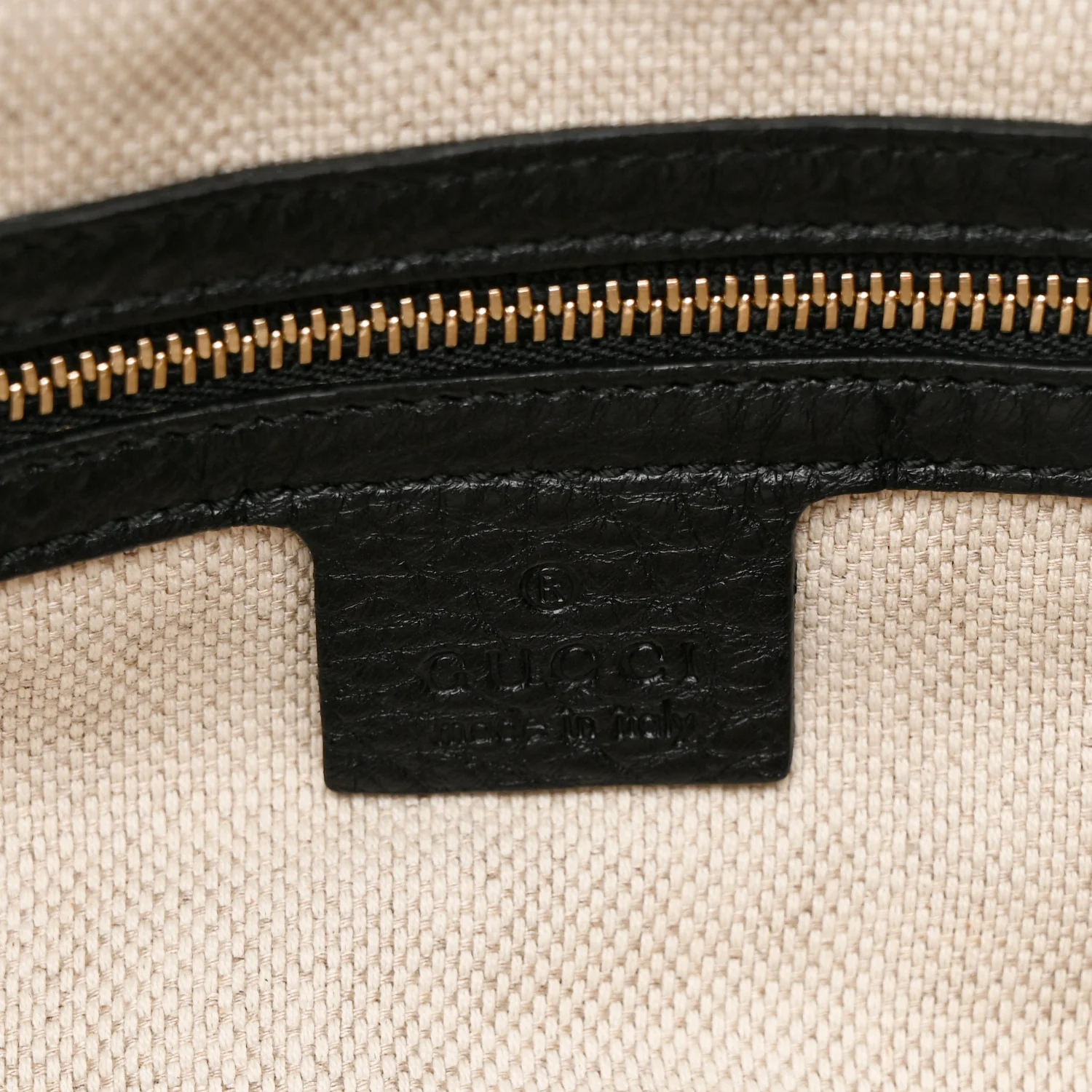 Pebbled Calfskin Medium Soho Chain Shoulder Bag Black - Image 6