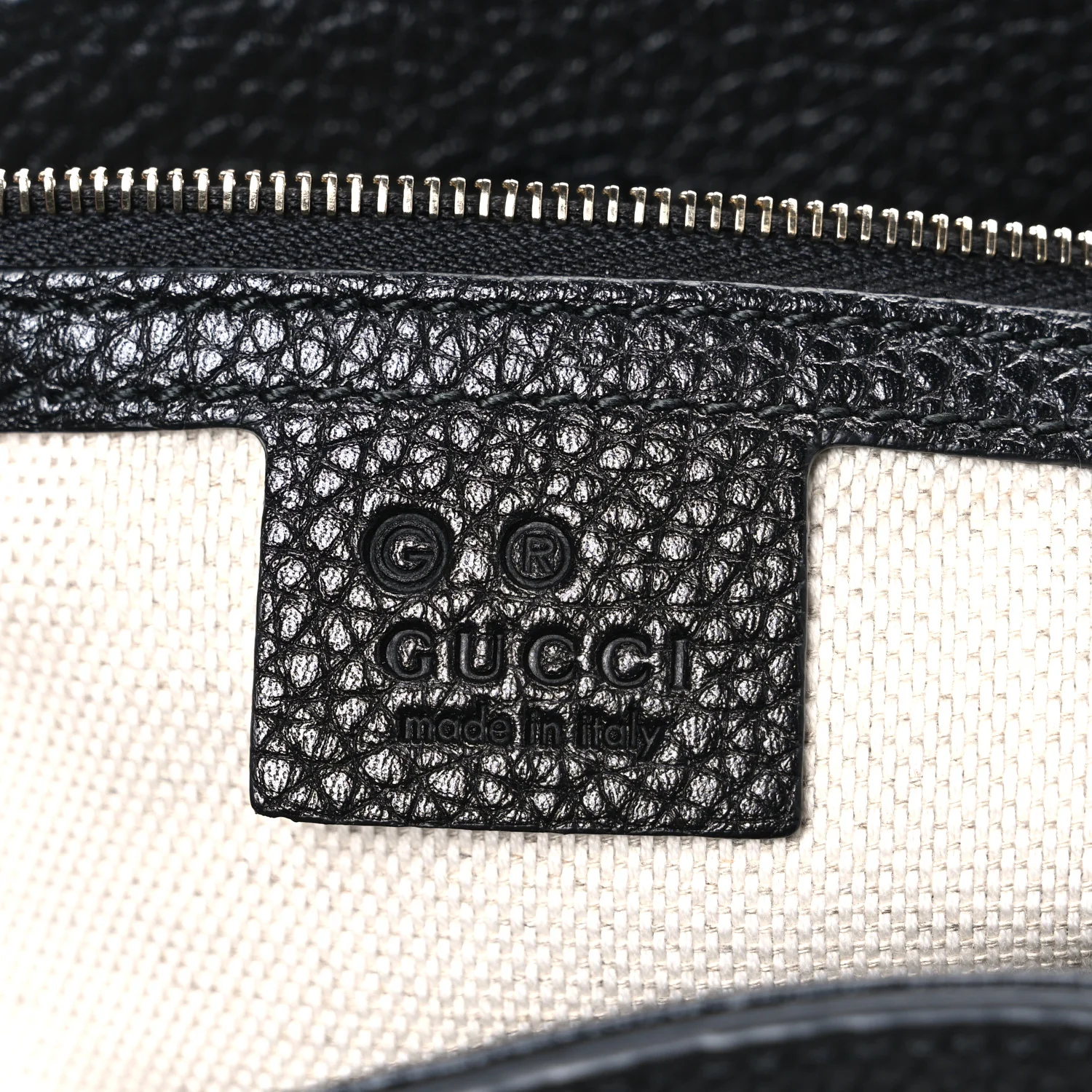 Pebbled Calfskin Medium Soho Chain Shoulder Bag Black - Image 6
