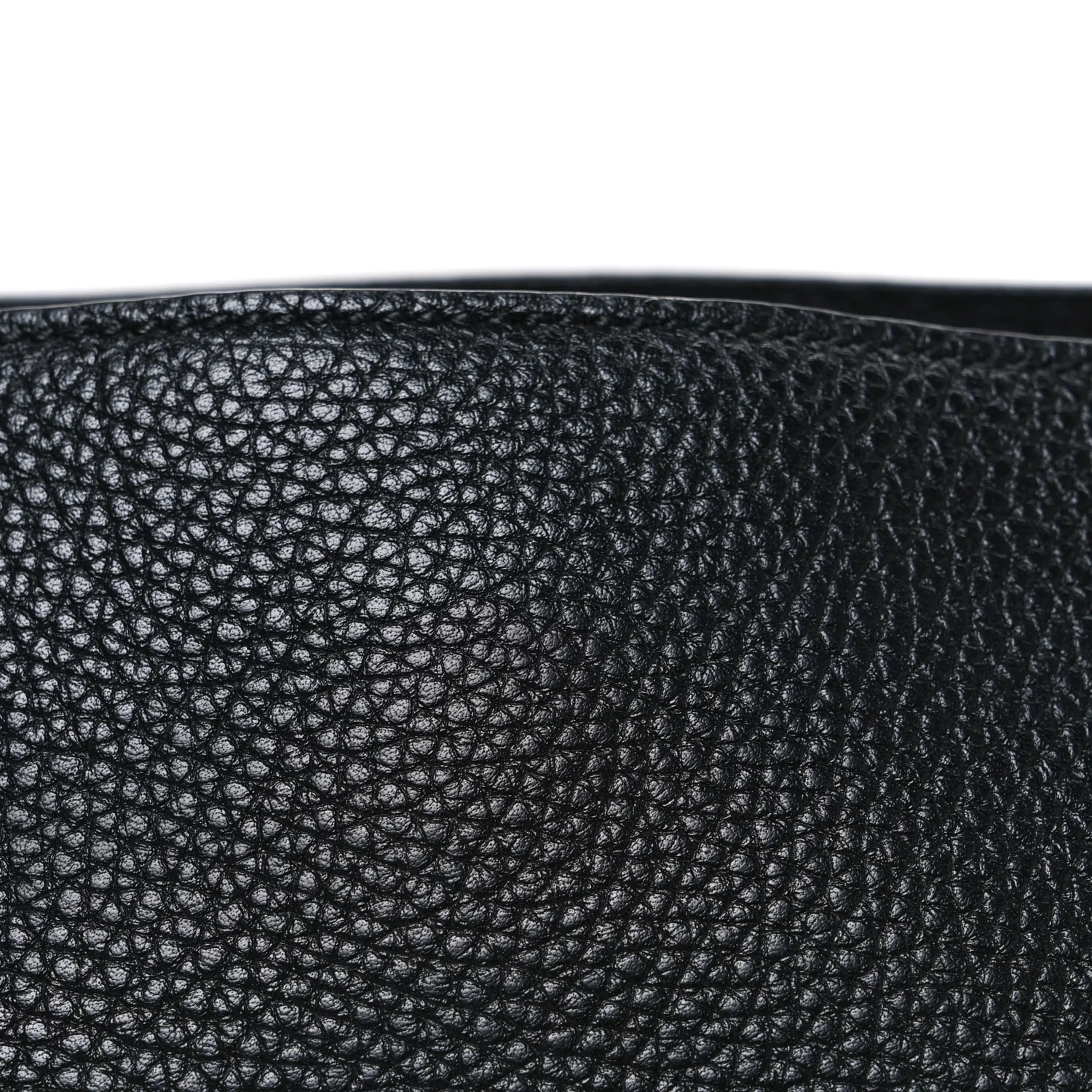 Pebbled Calfskin Medium Soho Chain Shoulder Bag Black - Image 8