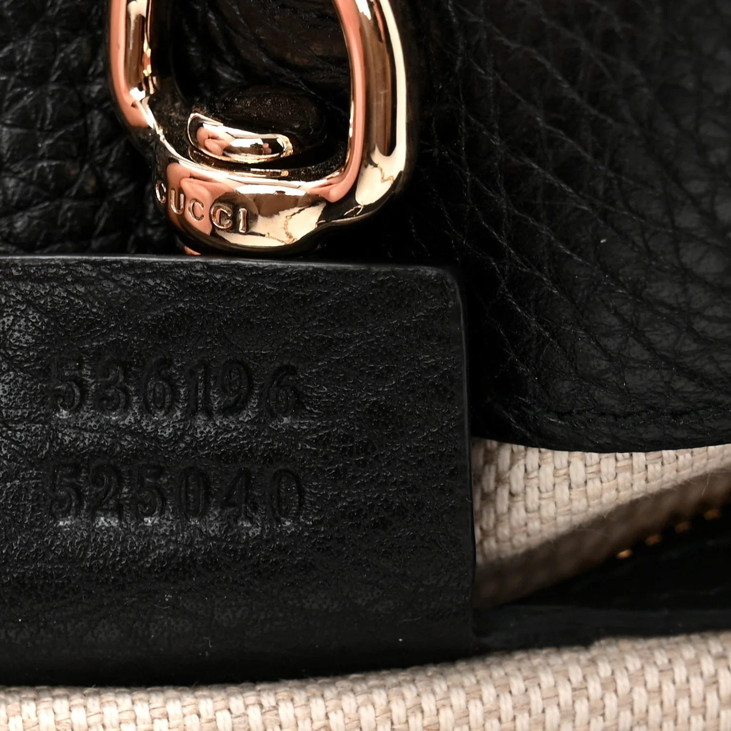 Pebbled Calfskin Medium Soho Chain Shoulder Bag Black - Image 7