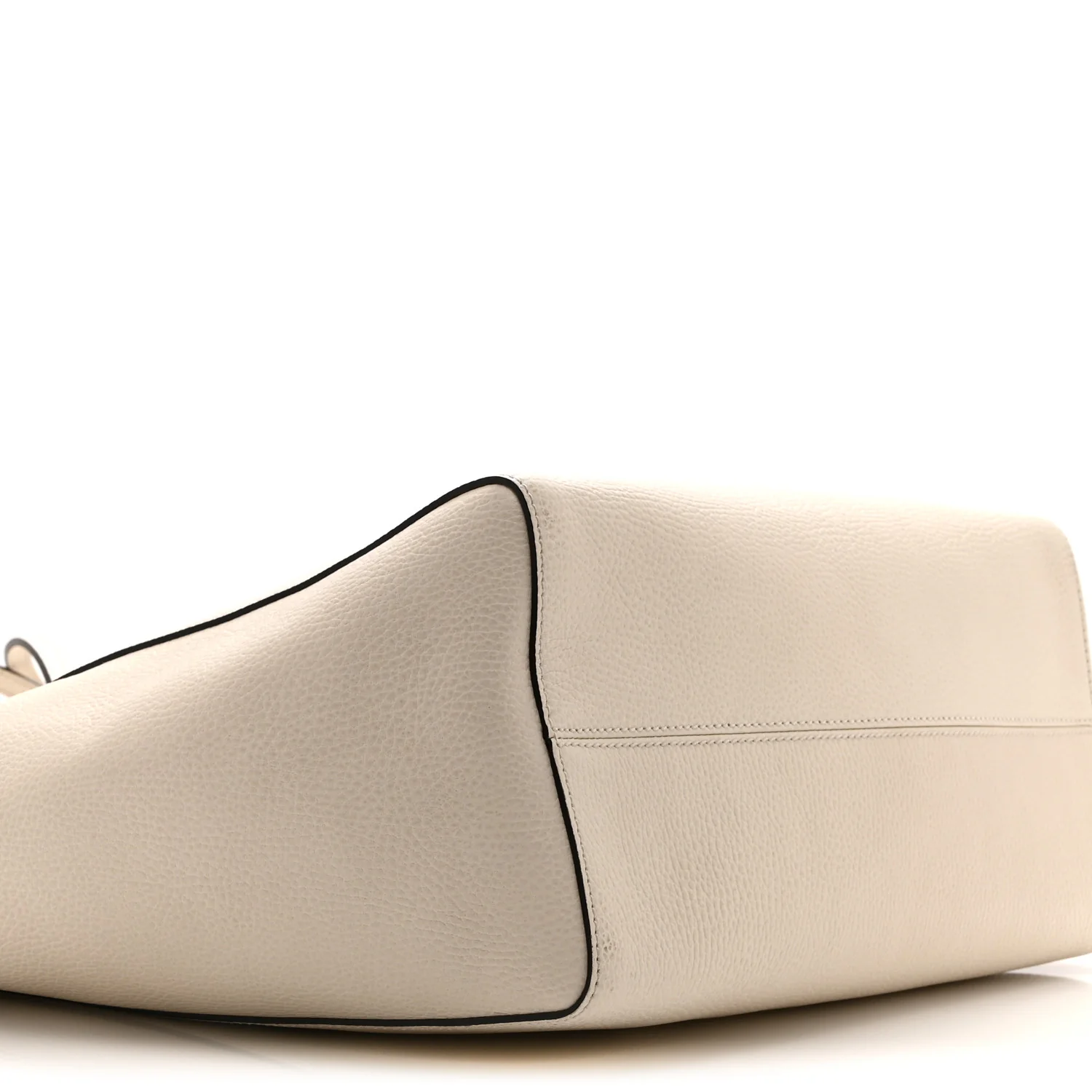 Pebbled Calfskin Medium Swing Tote Off White - Image 8