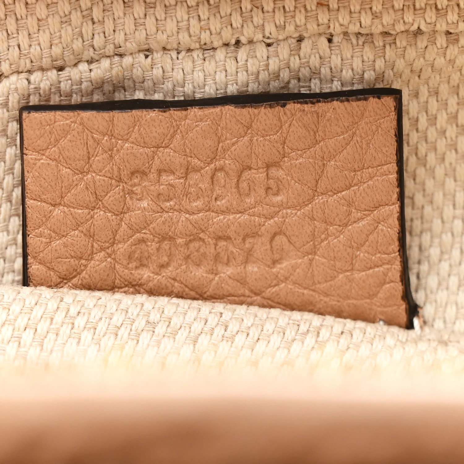 Pebbled Calfskin Mini Soho Chain Bag Camelia - Image 13