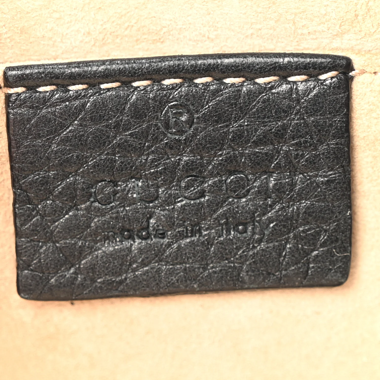 Pebbled Calfskin Small 1973 Chain Shoulder Bag Black - Image 6