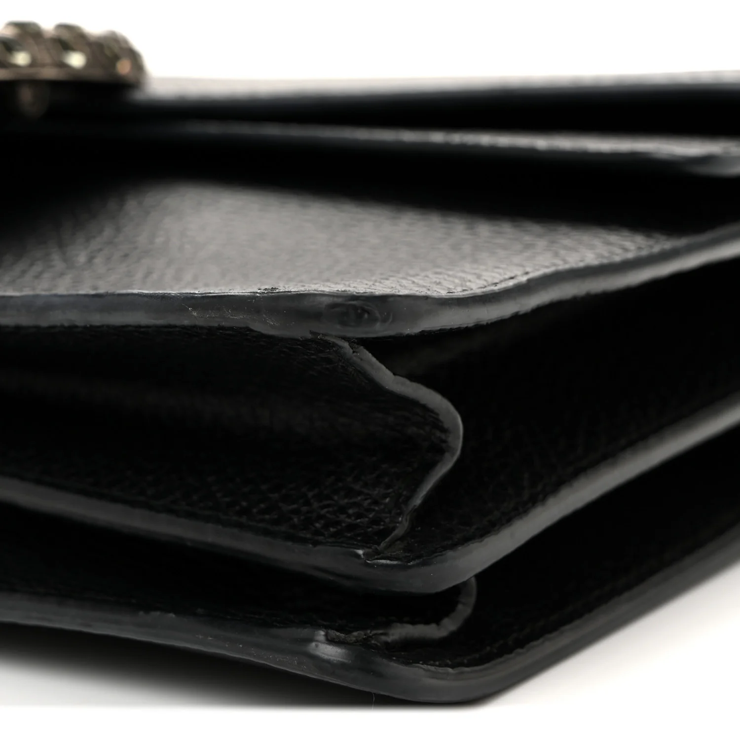 Pebbled Calfskin Small Dionysus Shoulder Bag Black - Image 10