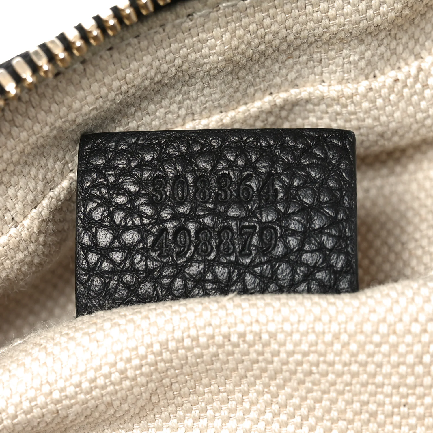 Pebbled Calfskin Small Soho Disco Bag Black - Image 7