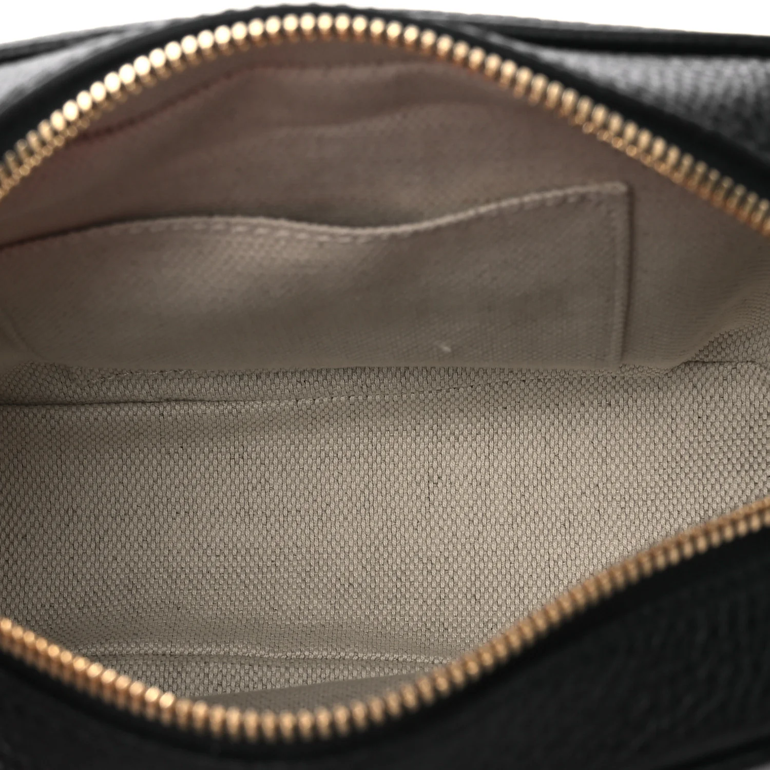 Pebbled Calfskin Small Soho Disco Bag Black - Image 5