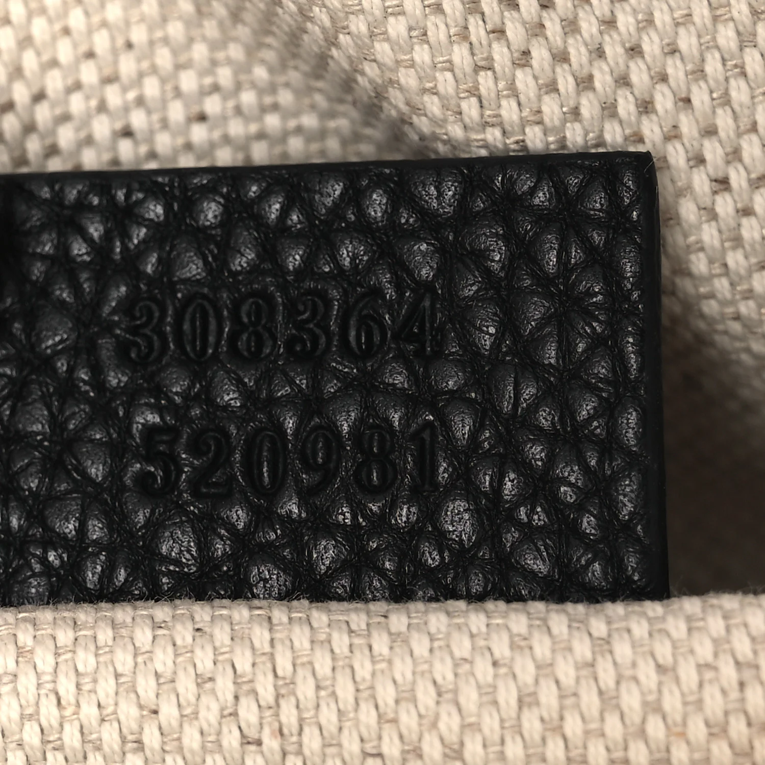 Pebbled Calfskin Small Soho Disco Bag Black - Image 7