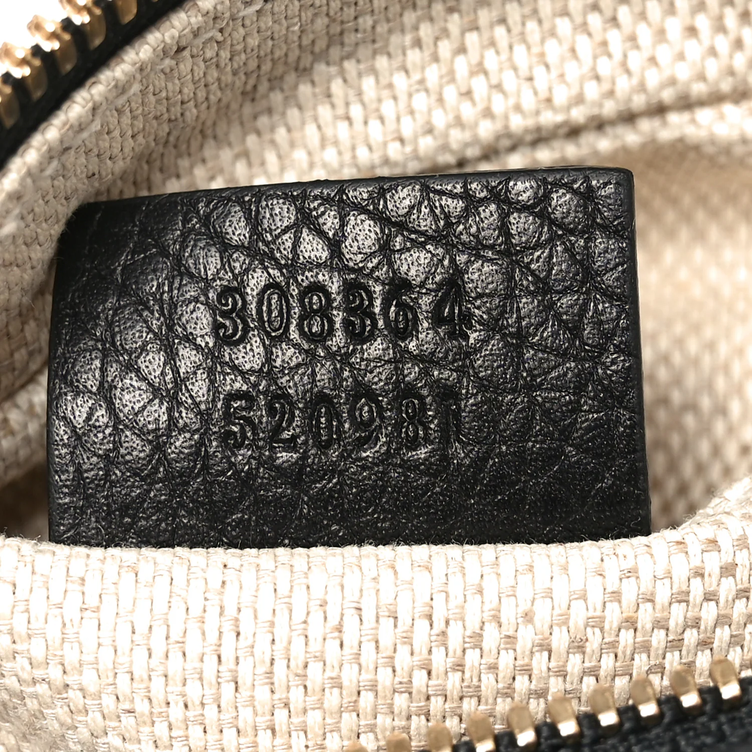 Pebbled Calfskin Small Soho Disco Bag Black - Image 7