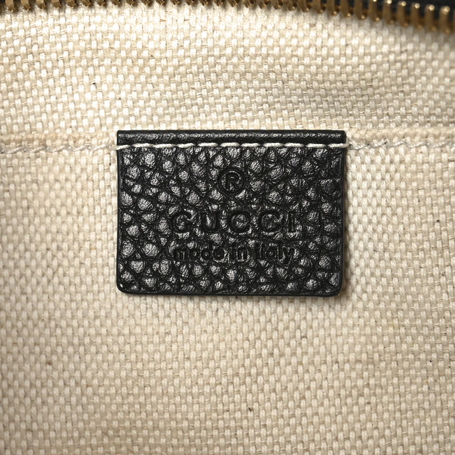 Pebbled Calfskin Small Soho Disco Bag Black - Image 6