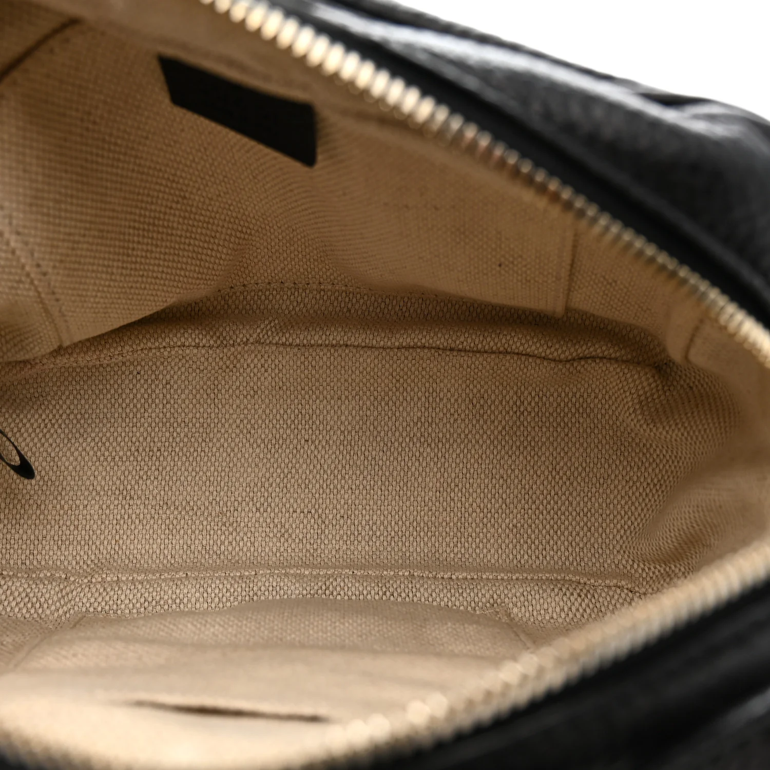 Pebbled Calfskin Small Soho Disco Bag Black - Image 5
