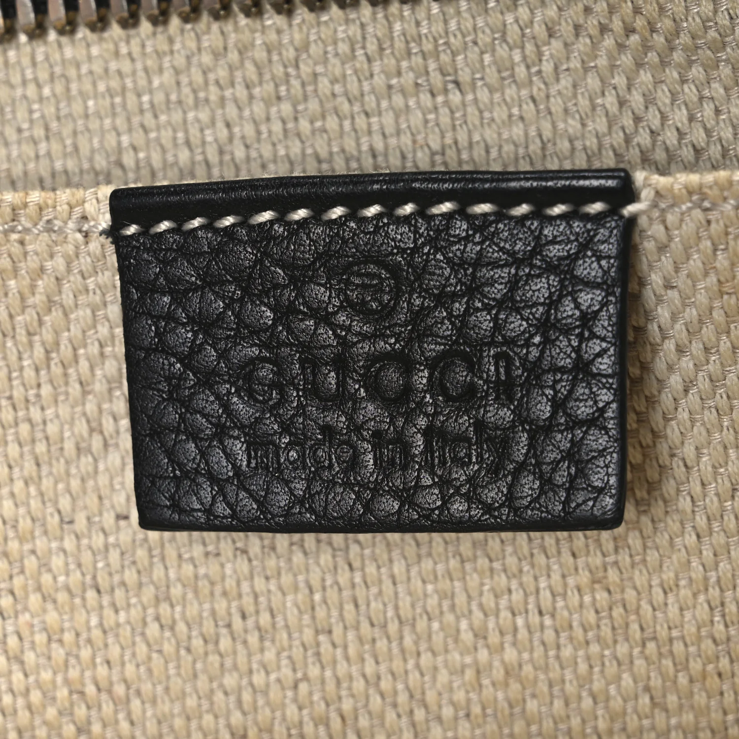 Pebbled Calfskin Small Soho Disco Bag Black - Image 6