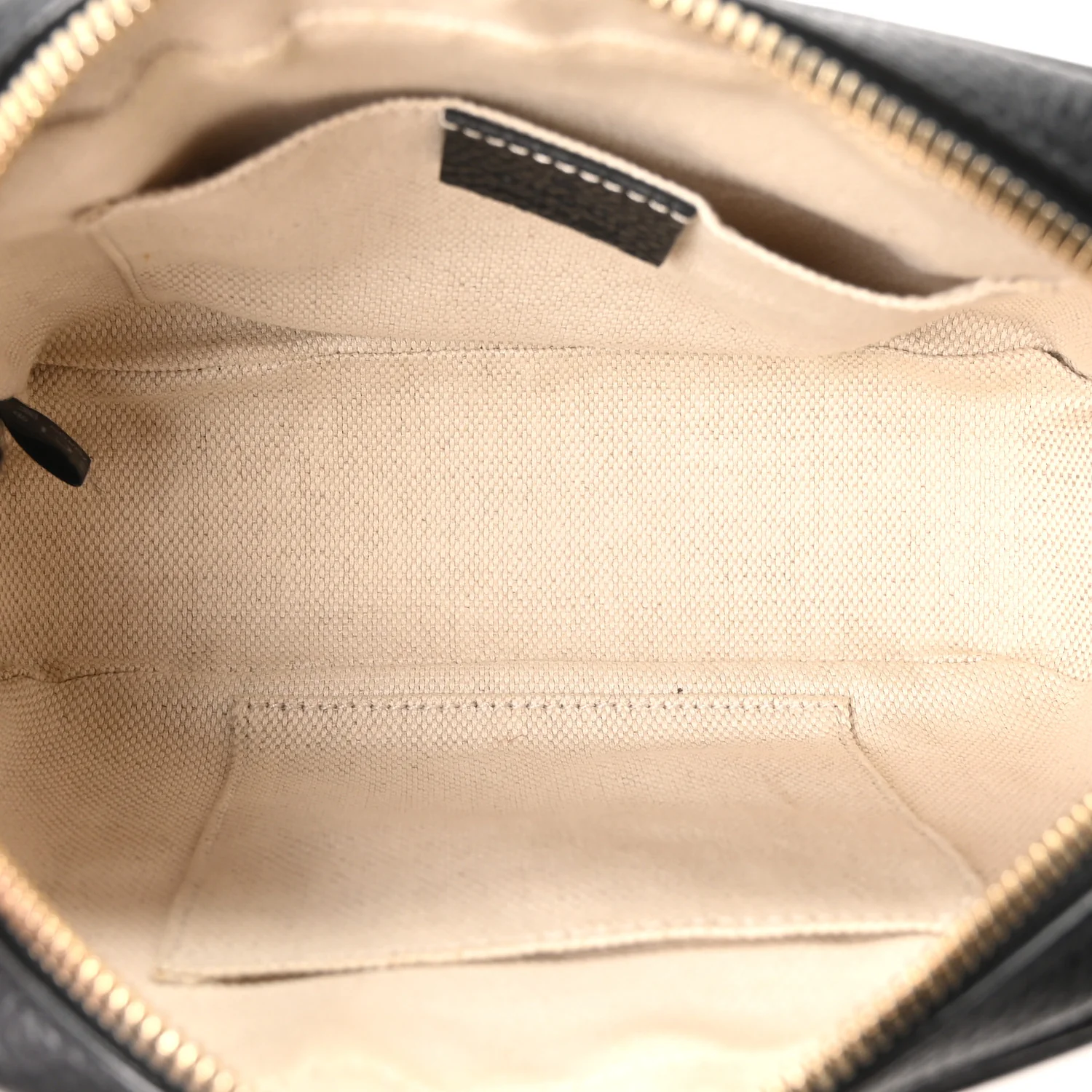 Pebbled Calfskin Small Soho Disco Bag Black - Image 5