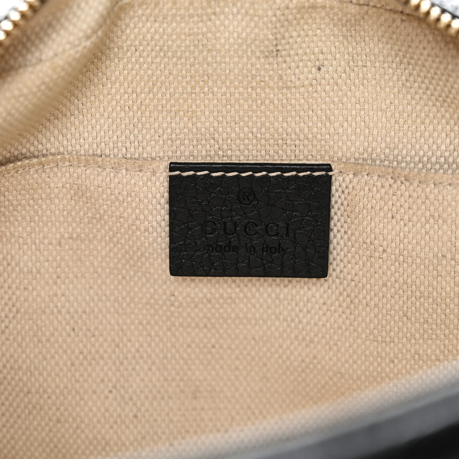 Pebbled Calfskin Small Soho Disco Bag Black - Image 6