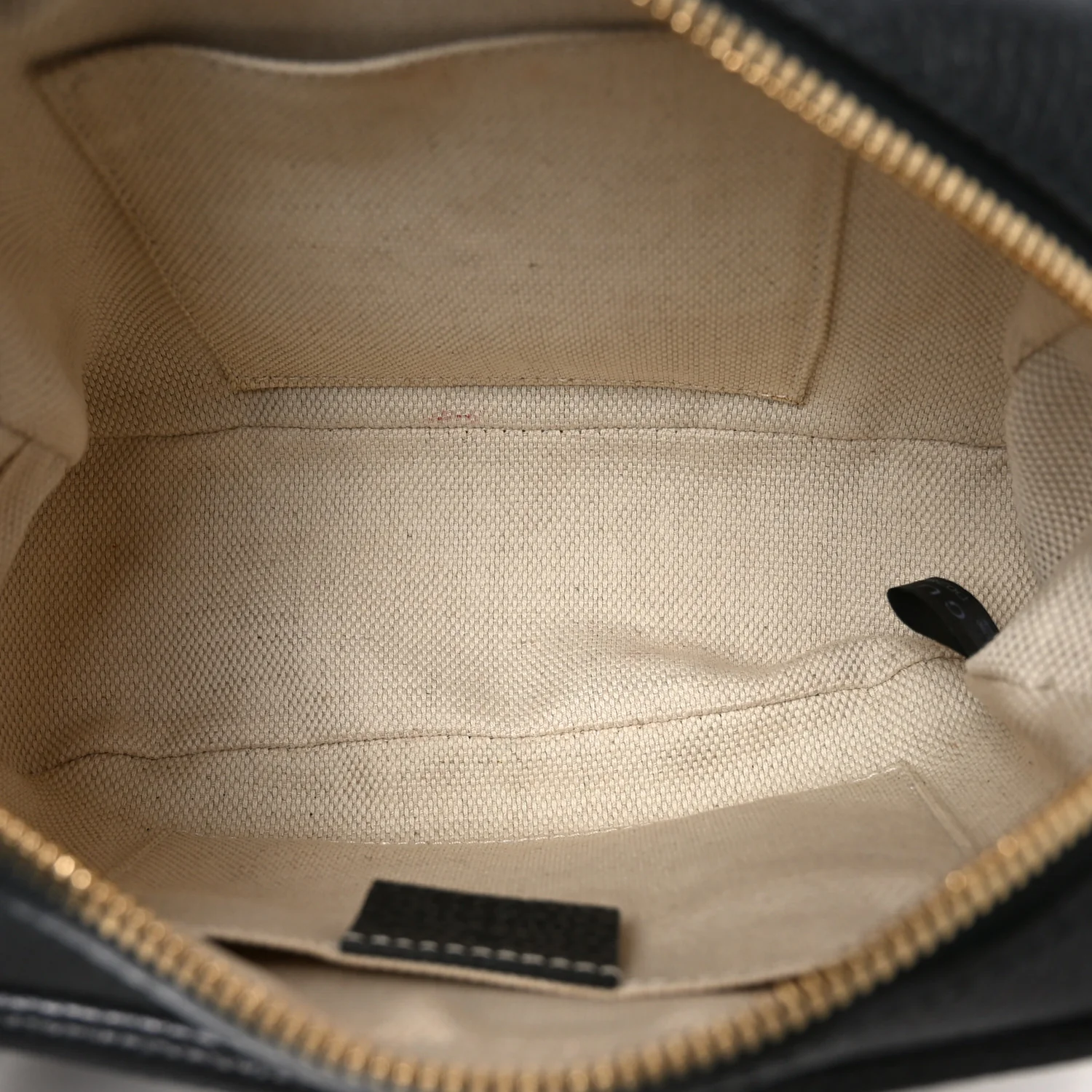 Pebbled Calfskin Small Soho Disco Bag Black - Image 5