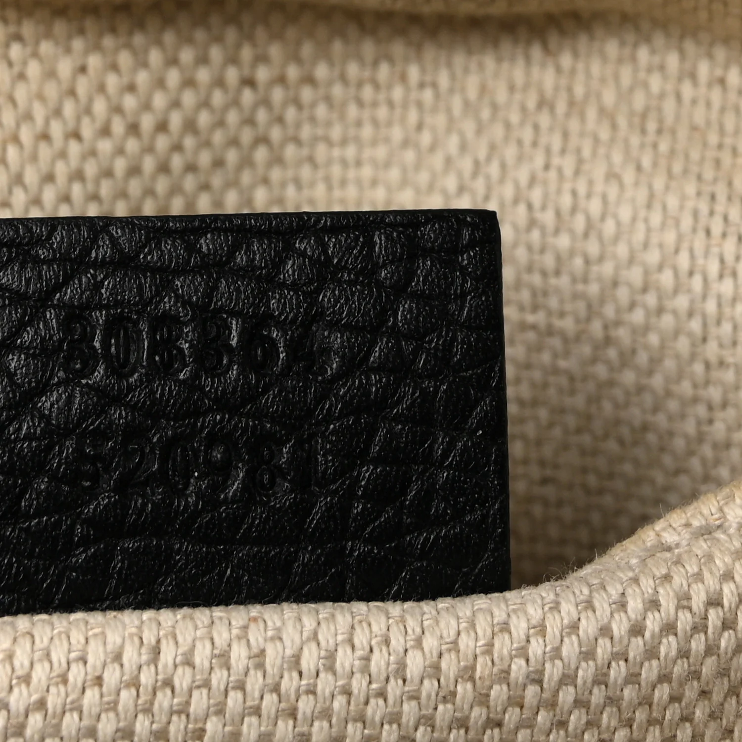 Pebbled Calfskin Small Soho Disco Bag Black - Image 7