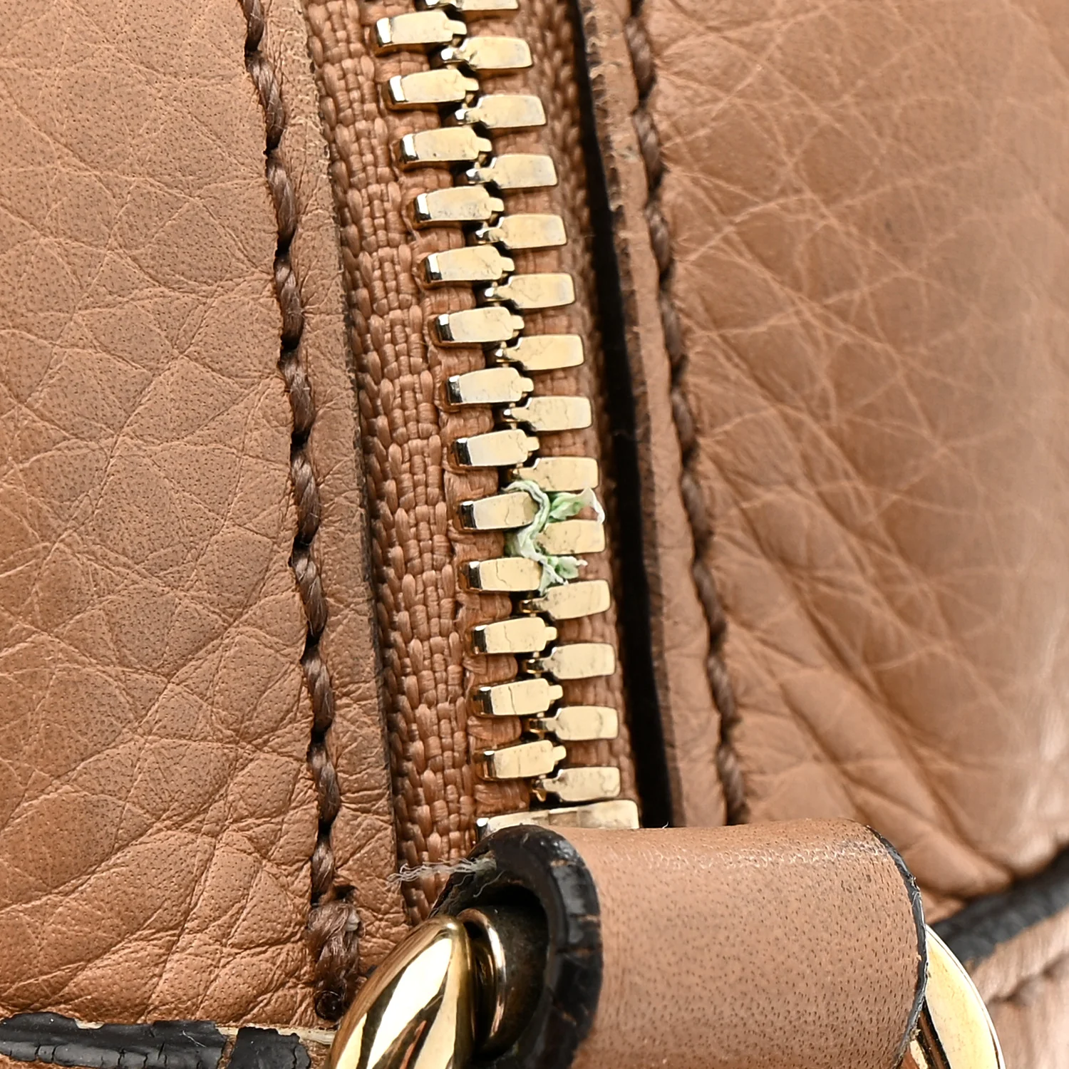Pebbled Calfskin Small Soho Disco Bag Camelia - Image 17