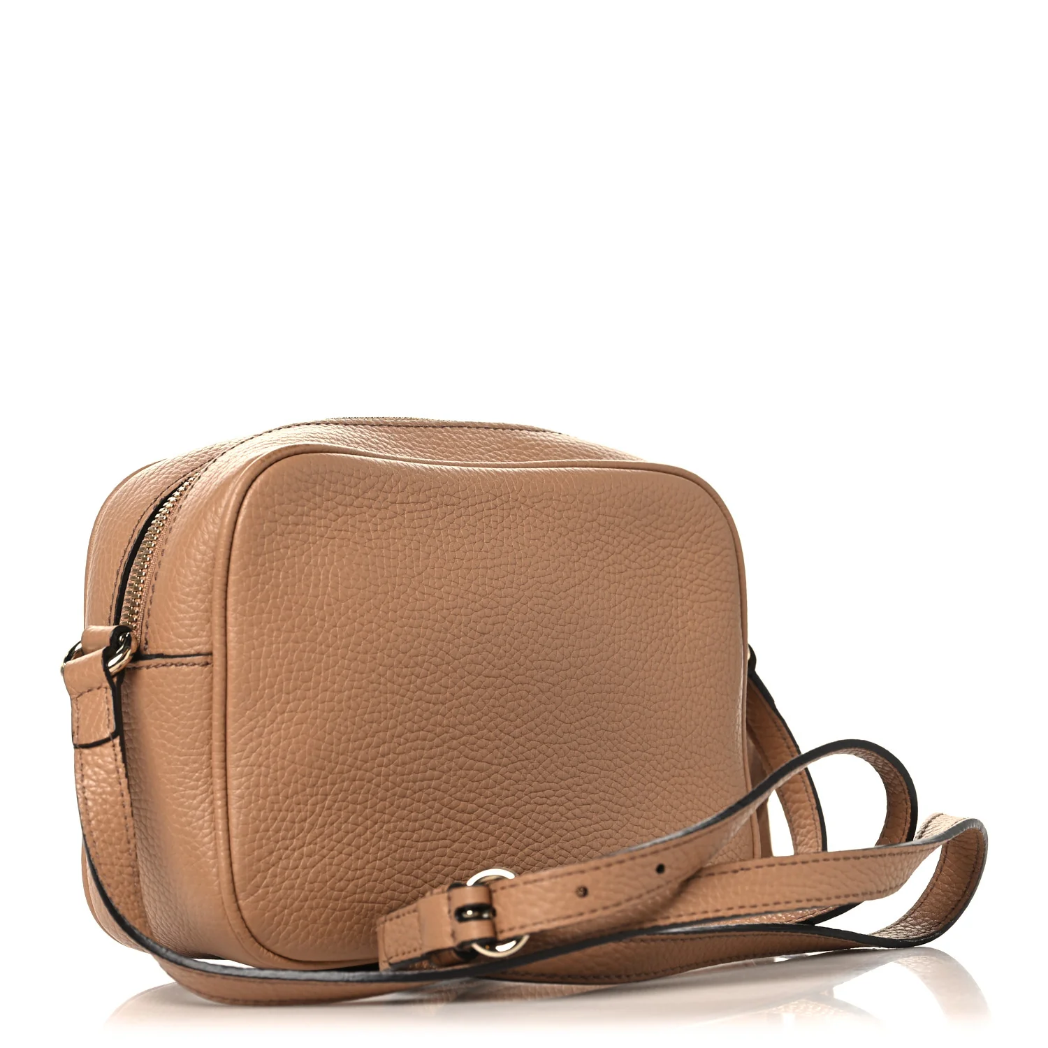 Pebbled Calfskin Small Soho Disco Bag Camelia - Image 3