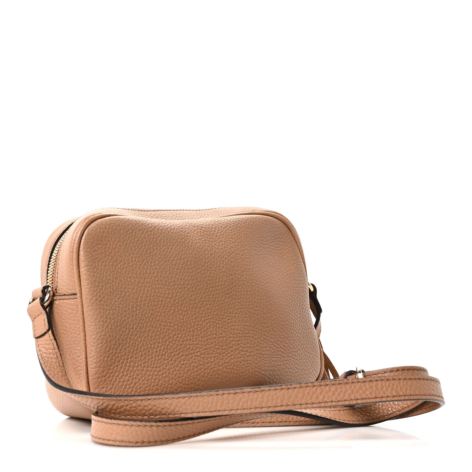 Pebbled Calfskin Small Soho Disco Bag Camelia - Image 3