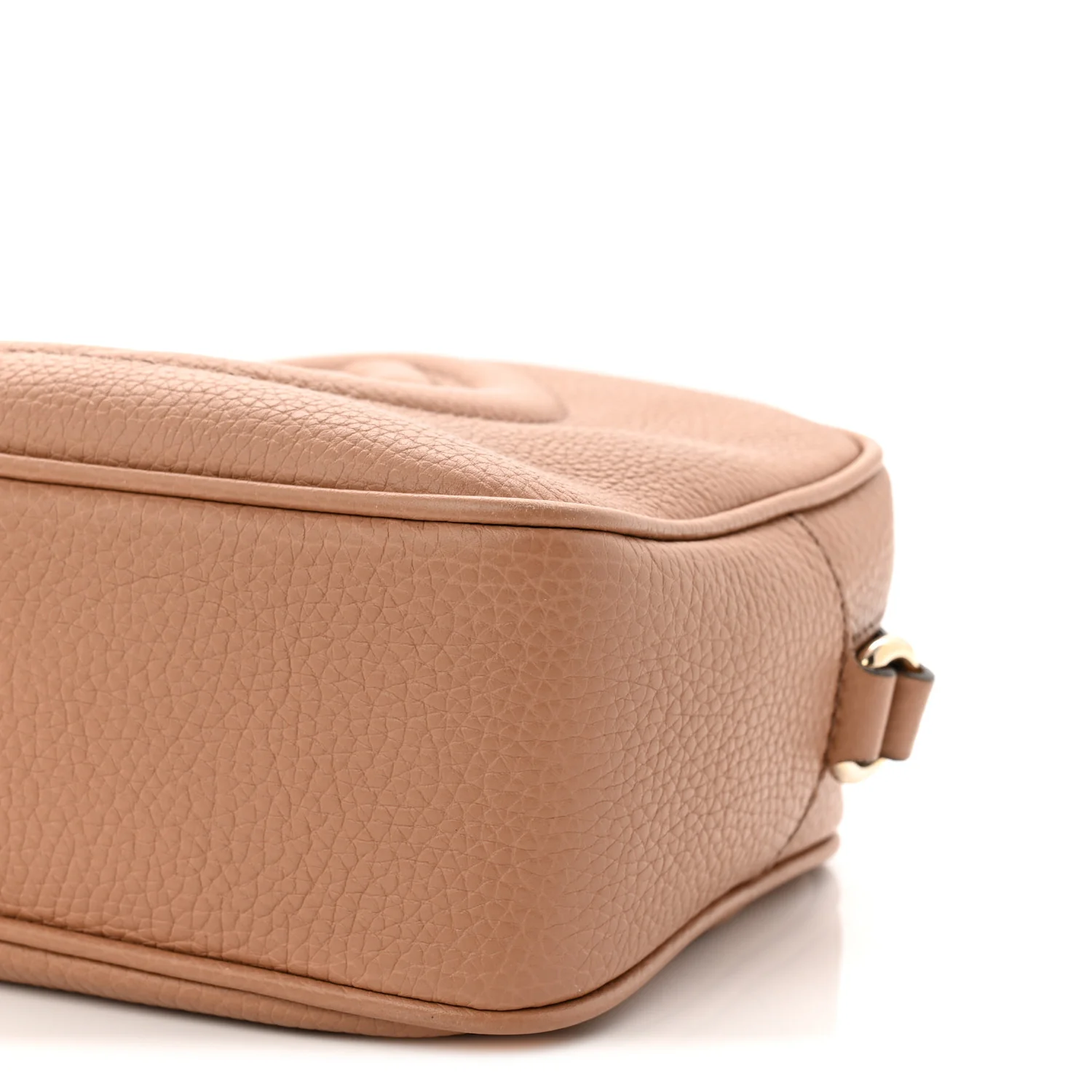 Pebbled Calfskin Small Soho Disco Bag Camelia - Image 10