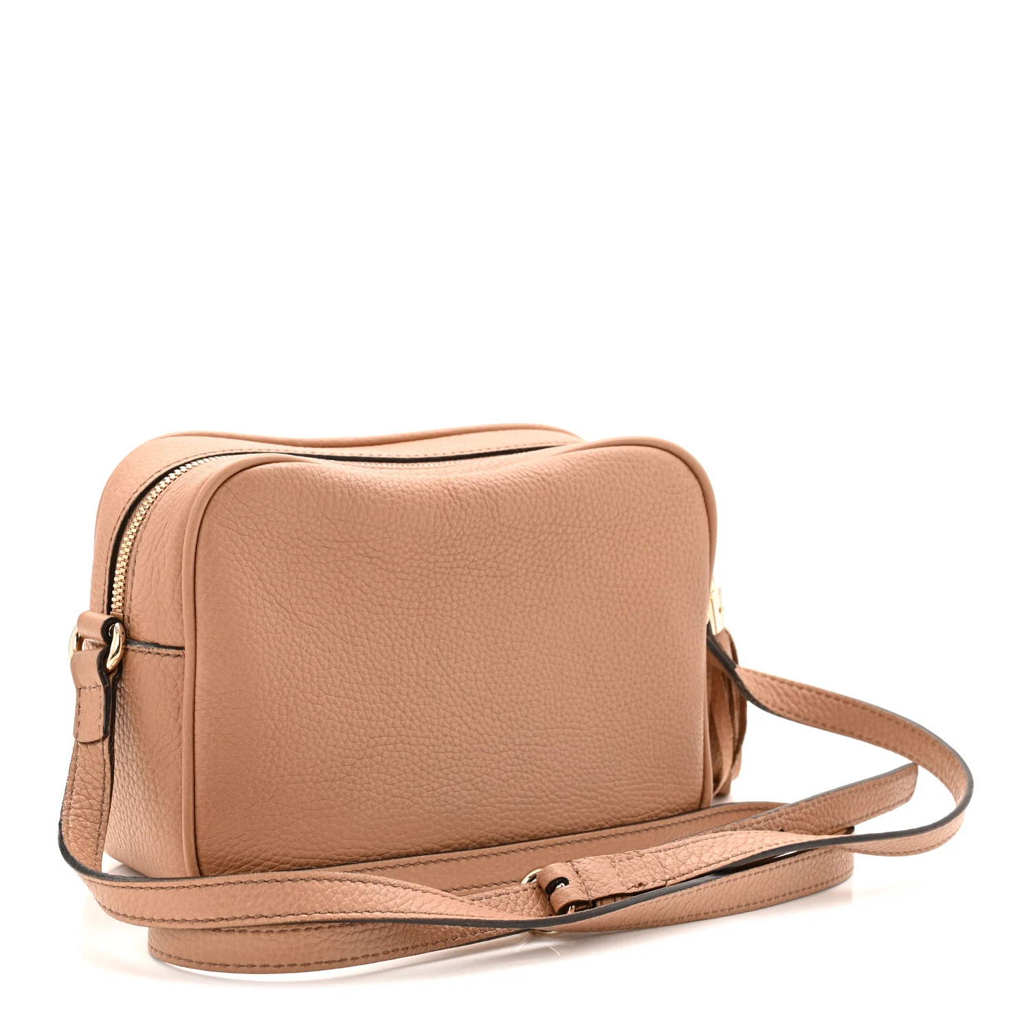 Pebbled Calfskin Small Soho Disco Bag Camelia - Image 3