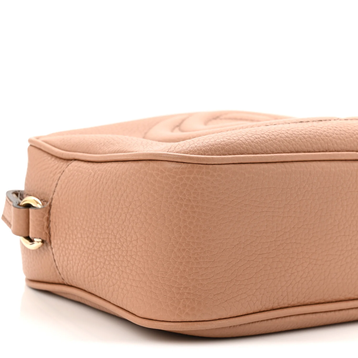 Pebbled Calfskin Small Soho Disco Bag Camelia - Image 9