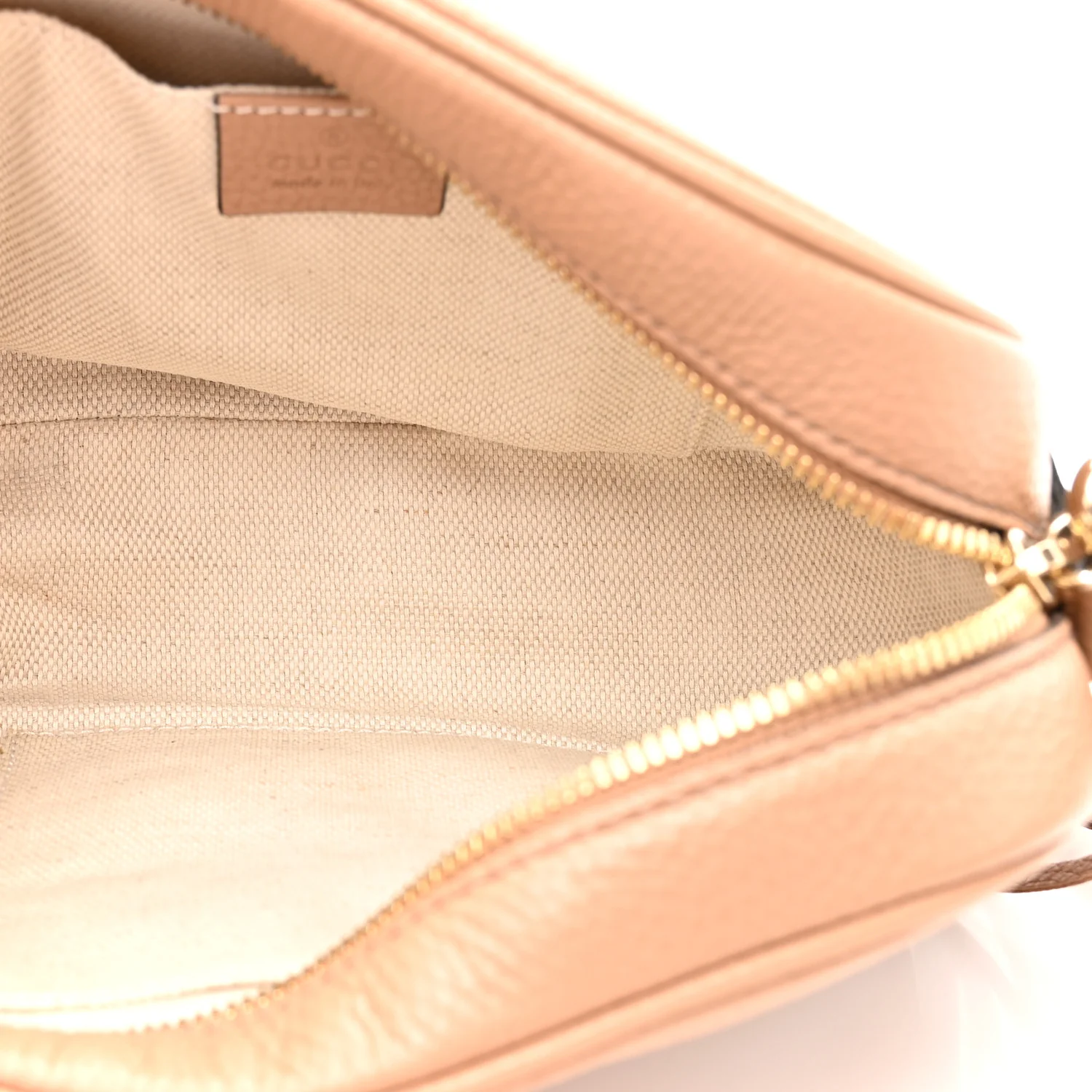 Pebbled Calfskin Small Soho Disco Bag Camelia - Image 5