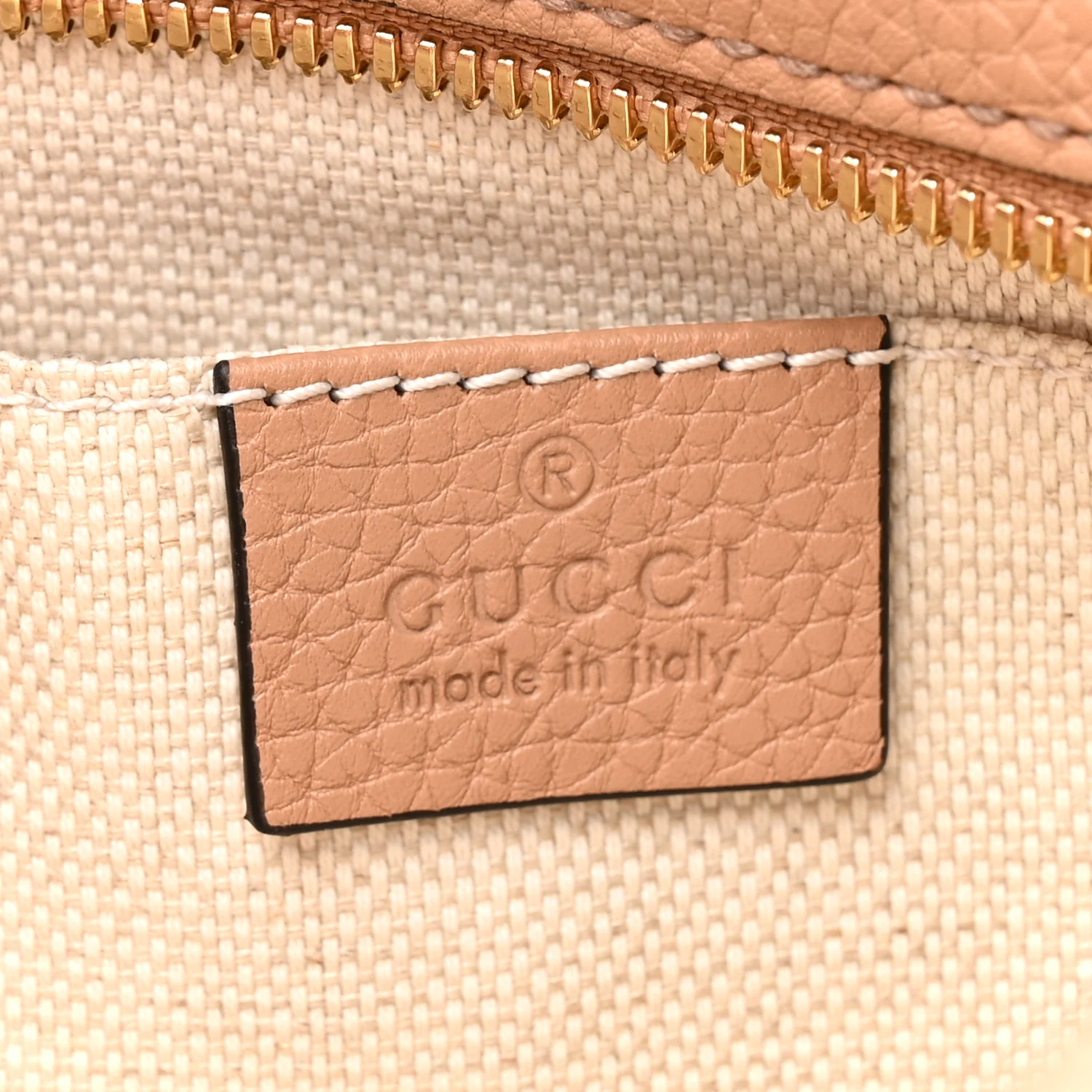 Pebbled Calfskin Small Soho Disco Bag Camelia - Image 6