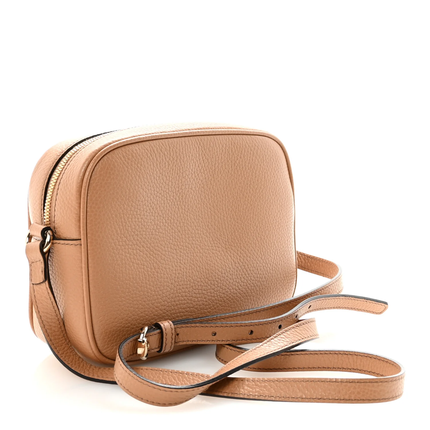 Pebbled Calfskin Small Soho Disco Bag Camelia - Image 3