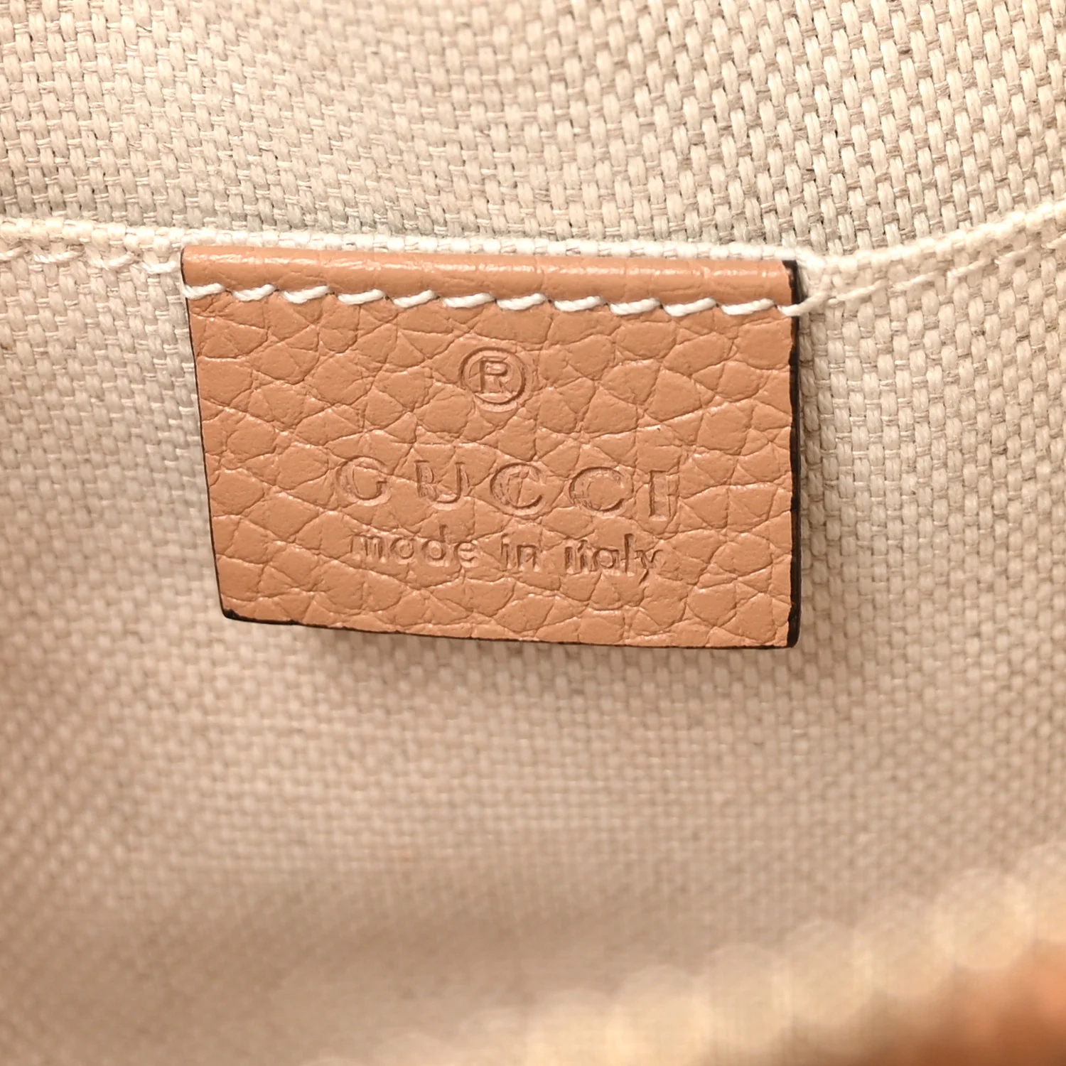 Pebbled Calfskin Small Soho Disco Bag Camelia - Image 6