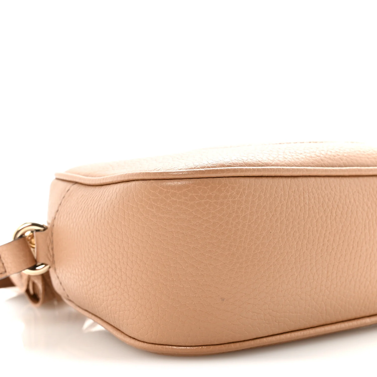 Pebbled Calfskin Small Soho Disco Bag Camelia - Image 9