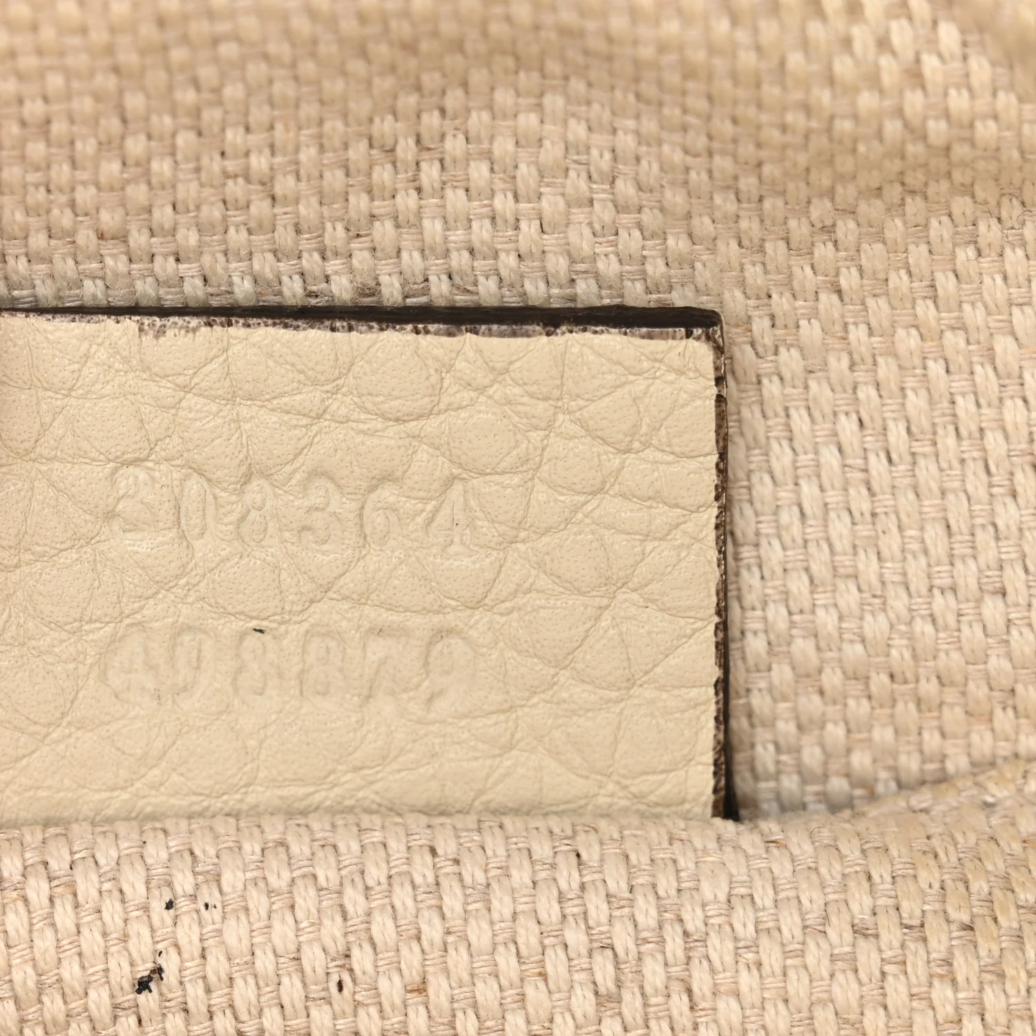 Pebbled Calfskin Small Soho Disco Bag Off White - Image 19