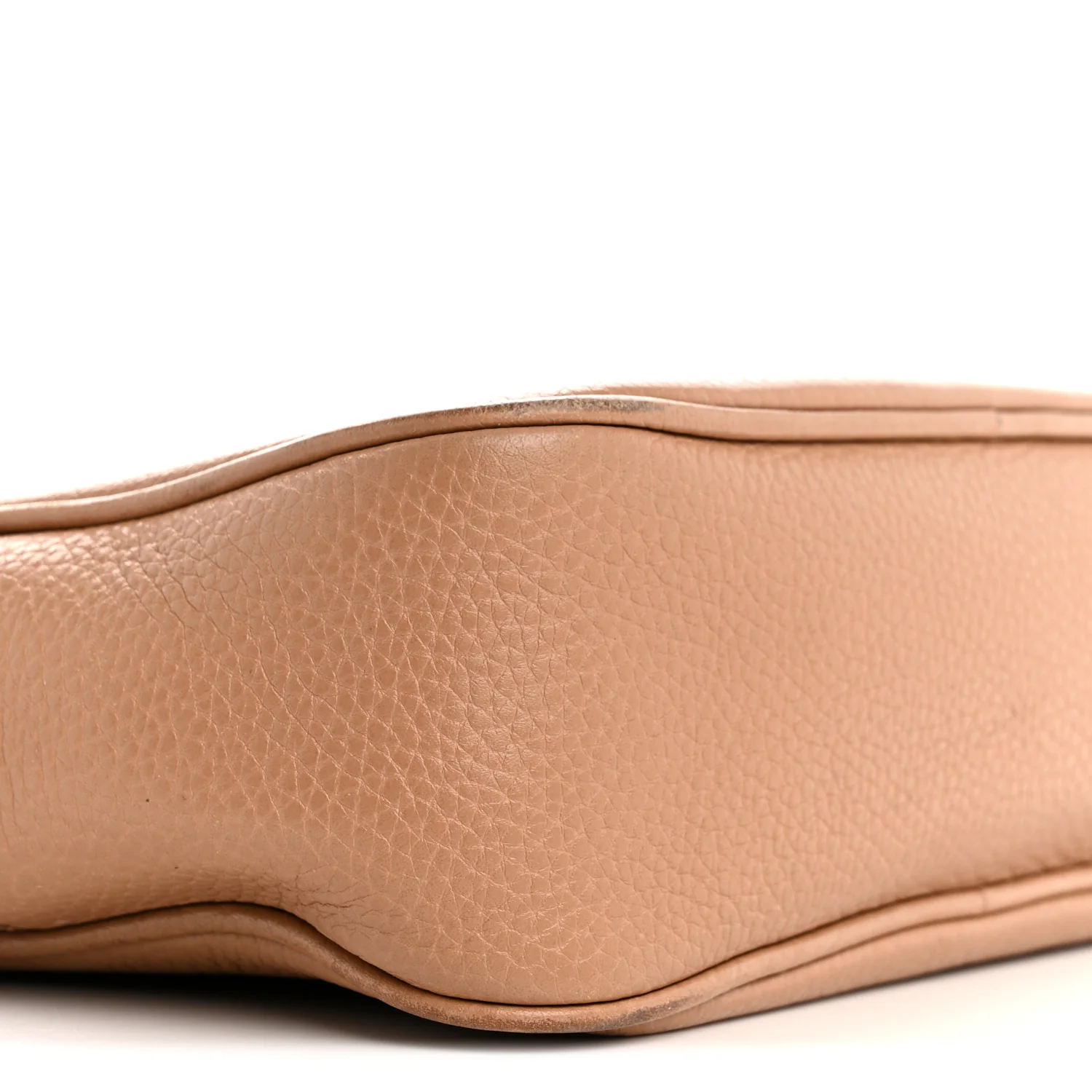 Pebbled Calfskin Small Soho Disco Bag Rose Beige - Image 9