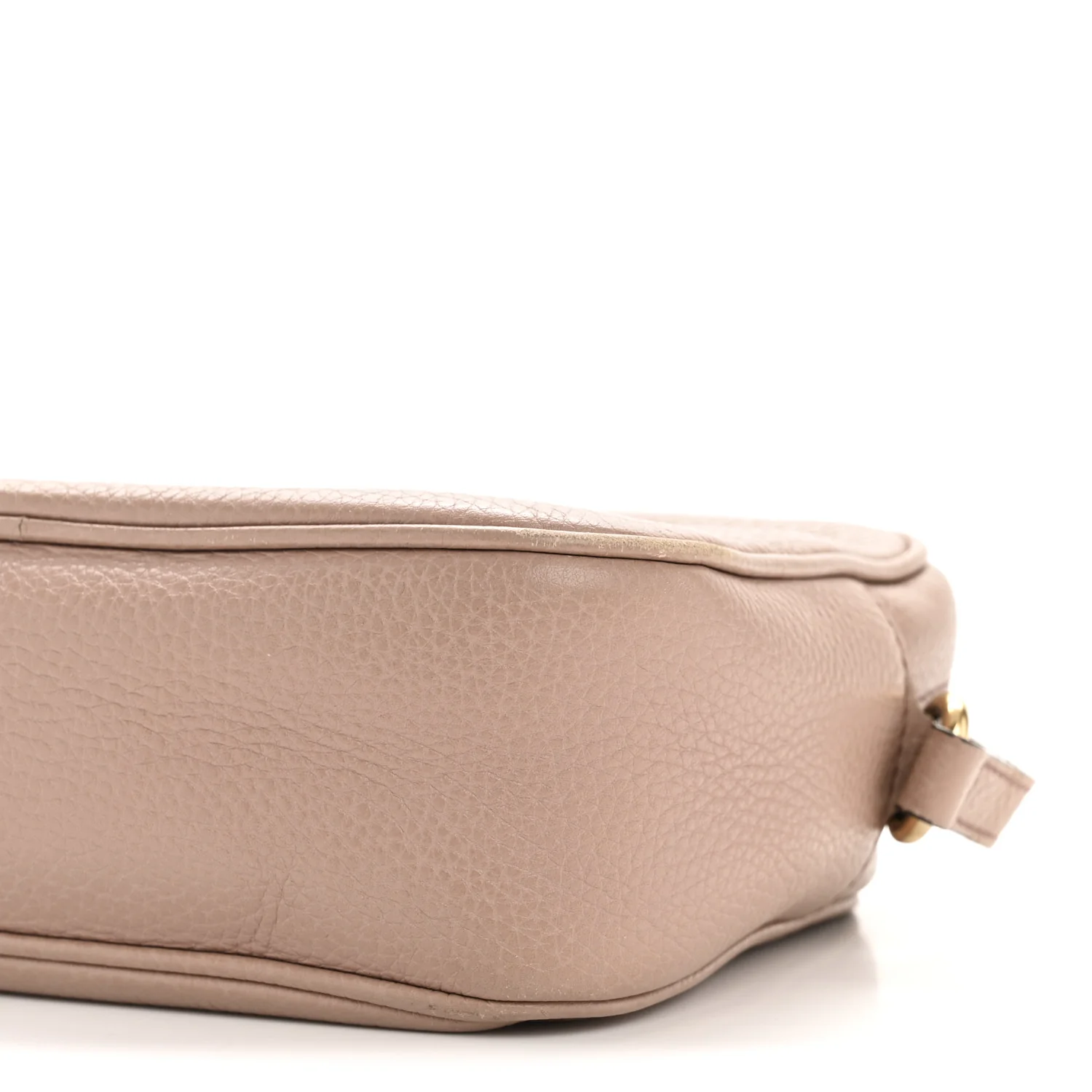 Pebbled Calfskin Small Soho Disco Bag Rose Beige - Image 10