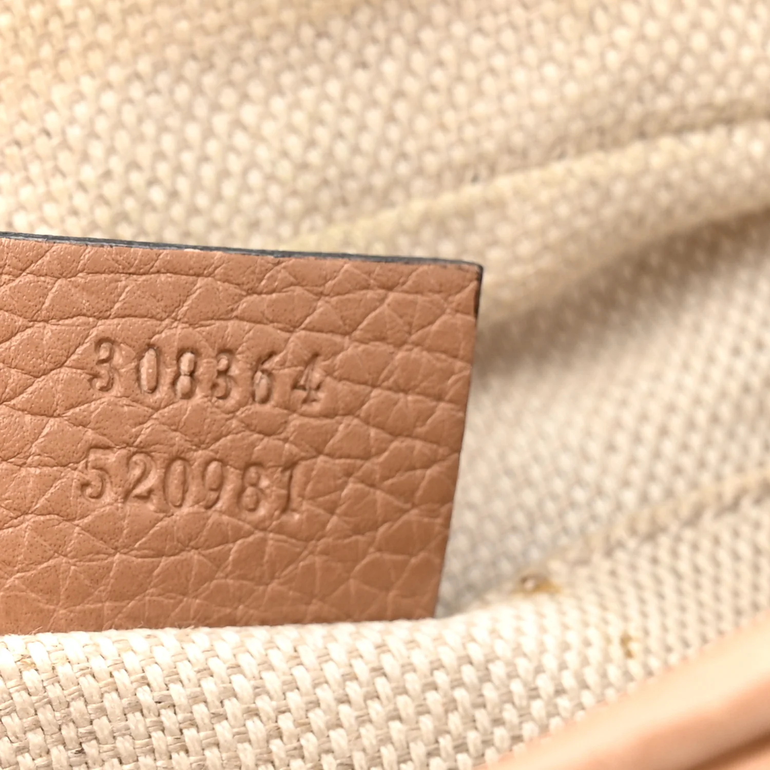 Pebbled Calfskin Small Soho Disco Bag Rose Beige - Image 12