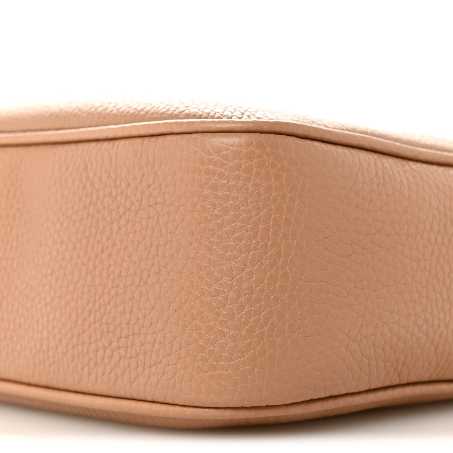 Pebbled Calfskin Small Soho Disco Bag Rose Beige - Image 10