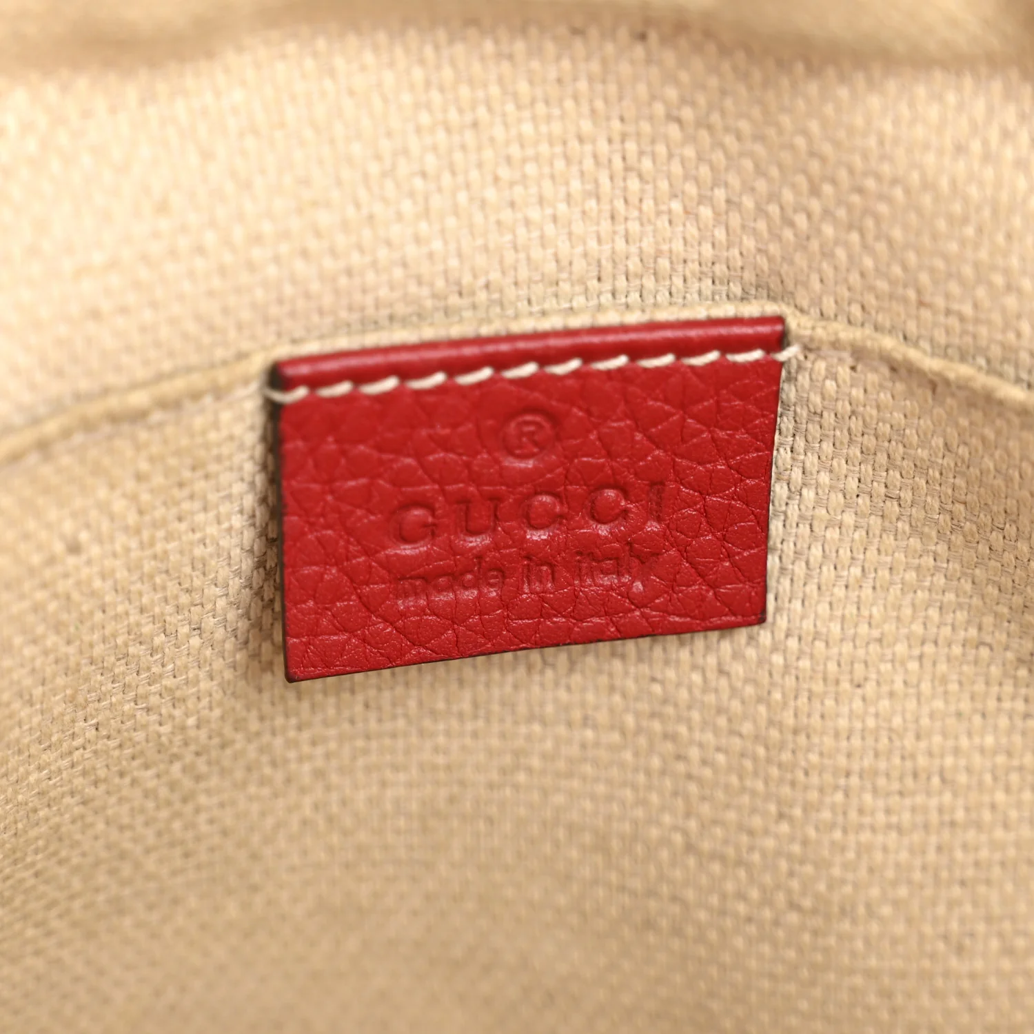 Pebbled Calfskin Small Soho Disco Bag Tabasco Red - Image 6