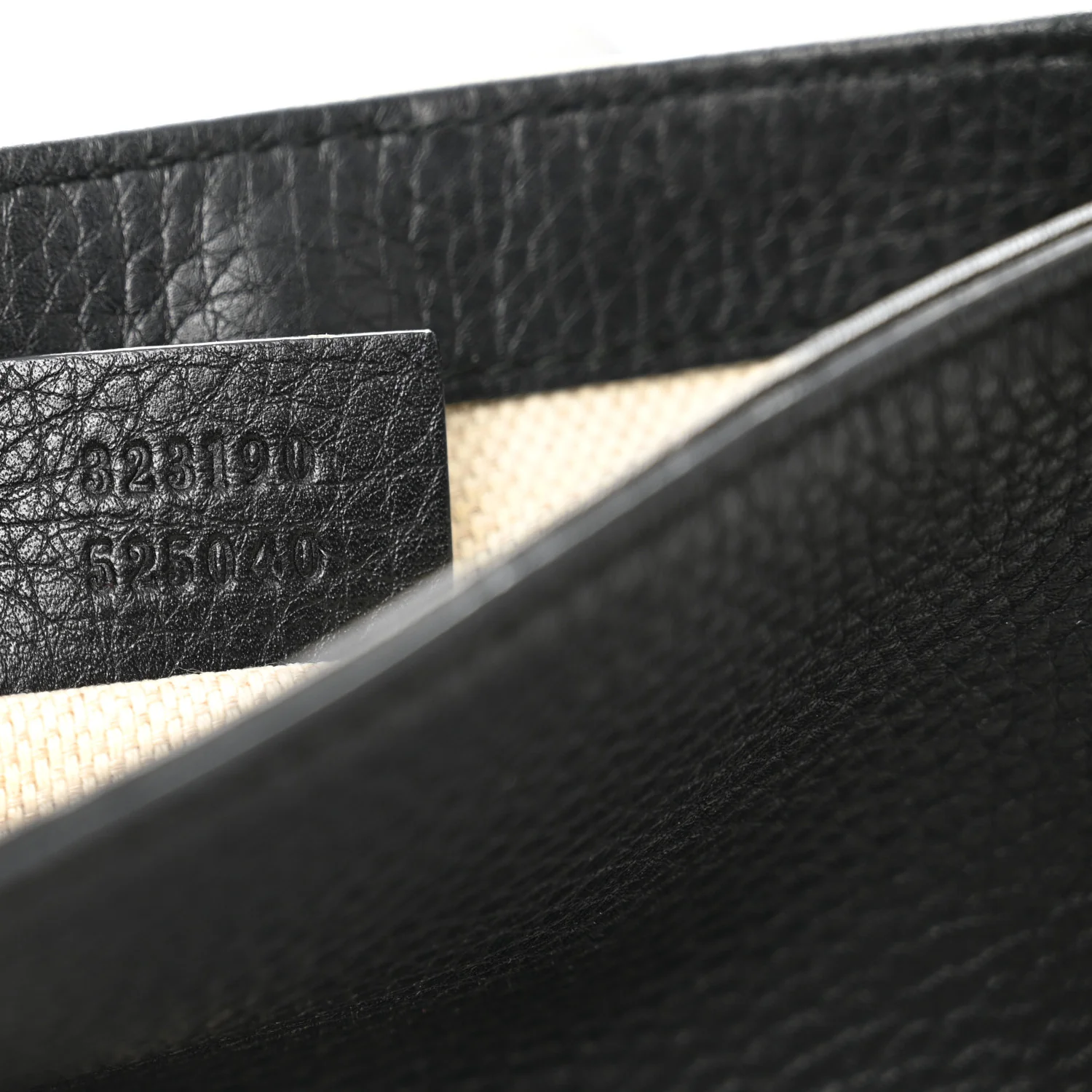 Pebbled Calfskin Small Soho Flap Crossbody Black - Image 7