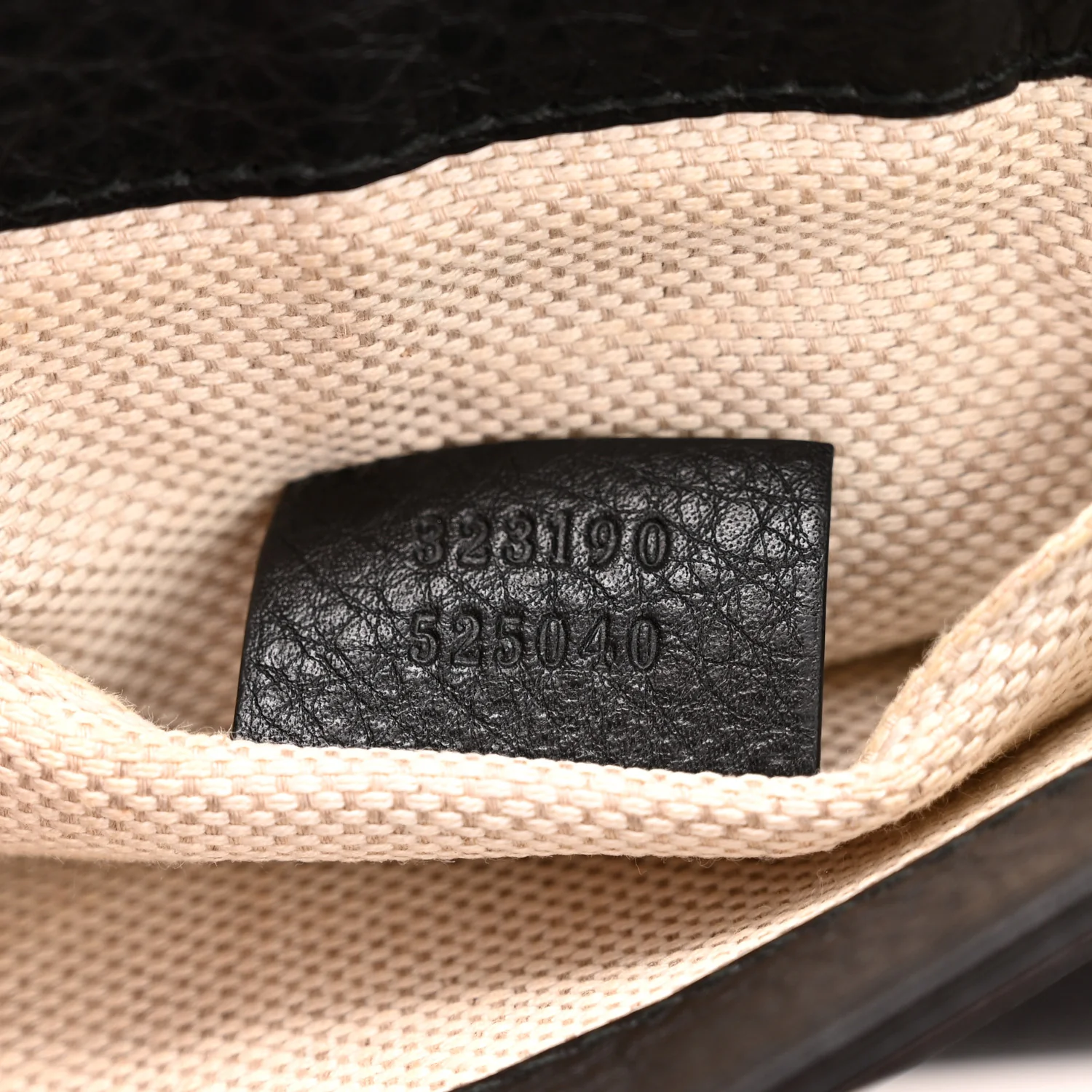 Pebbled Calfskin Small Soho Flap Crossbody Black - Image 7
