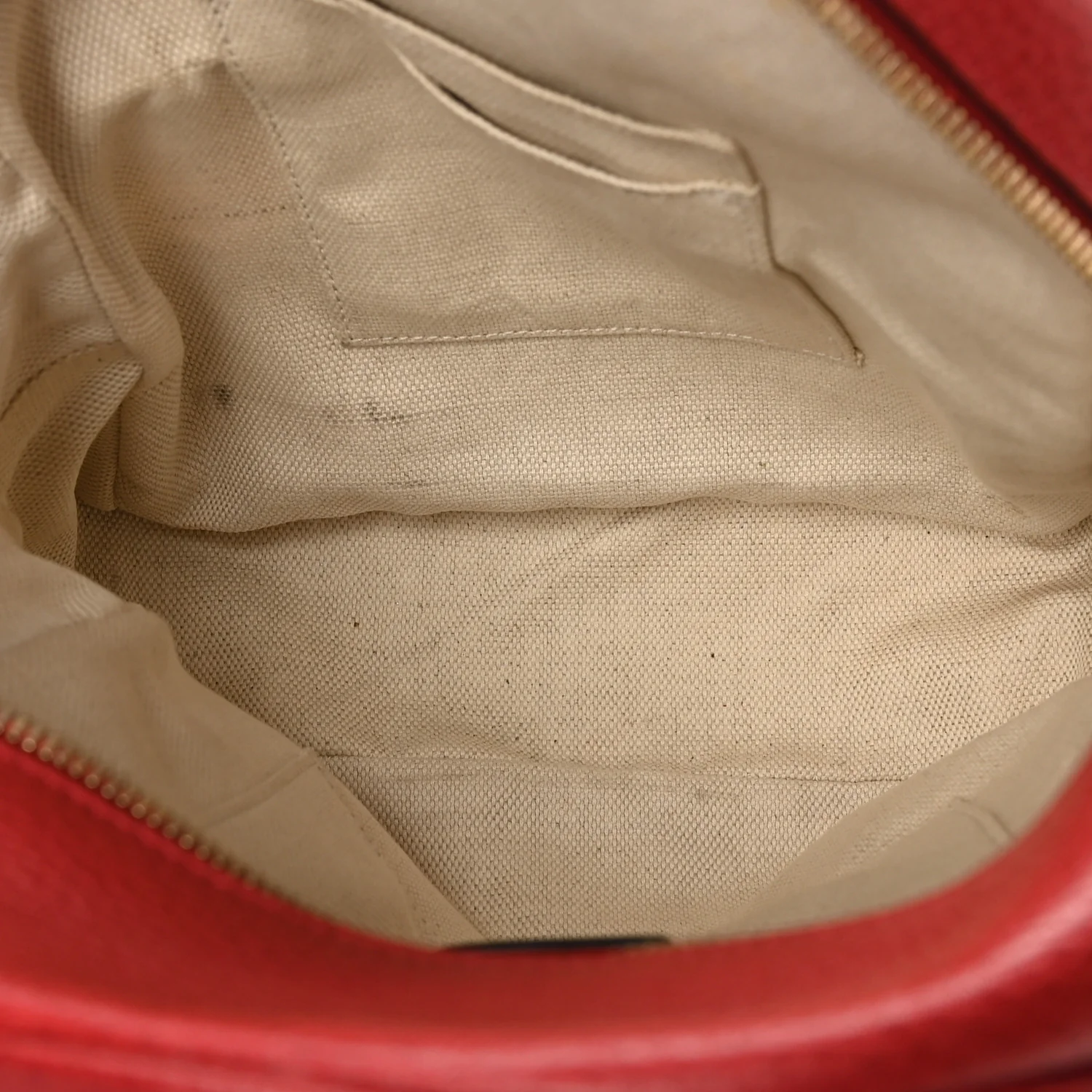 Pebbled Calfskin Soho Chain Backpack Hibiscus Red - Image 5