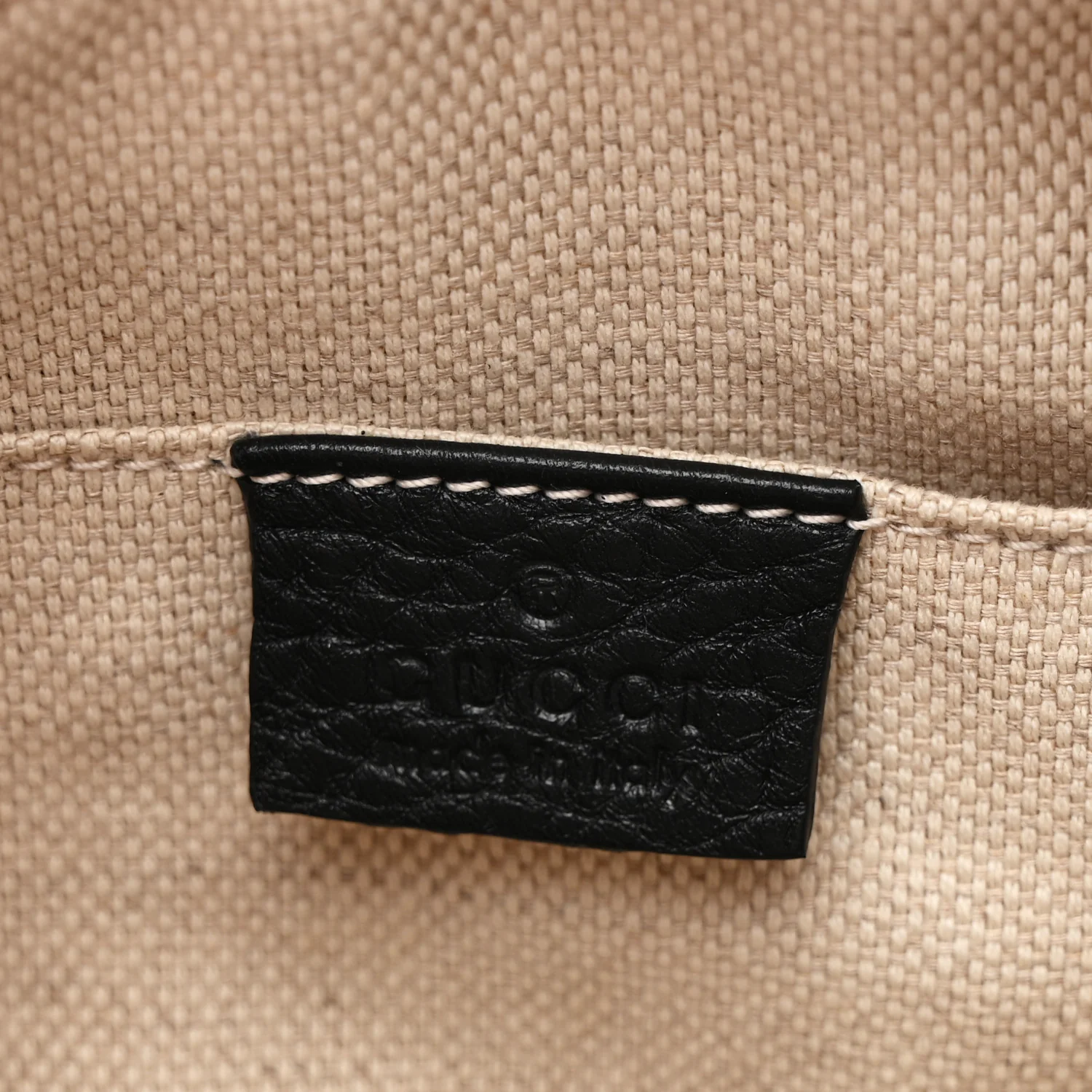 Pebbled Calfskin Studded Small Soho Disco Bag Black - Image 6